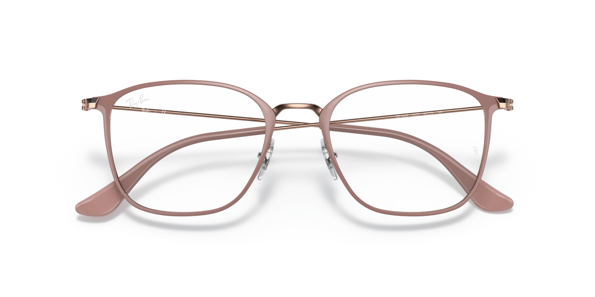 Ray - Ban RX6466 2973 Montature da vista Metallo Marrone Trasparente Squadrata Normale - immagine 2