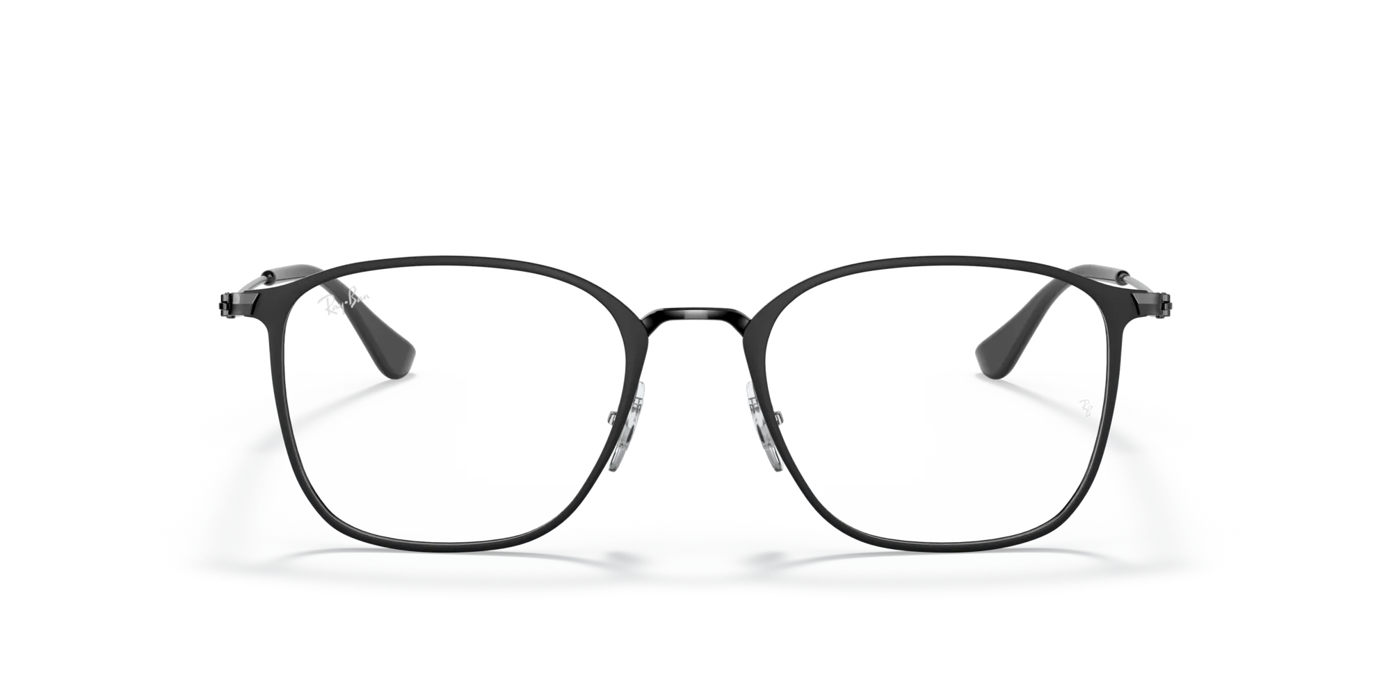 Ray - Ban RX6466 2904 Montature da vista Metallo Nero Trasparente Squadrata Normale - immagine 3
