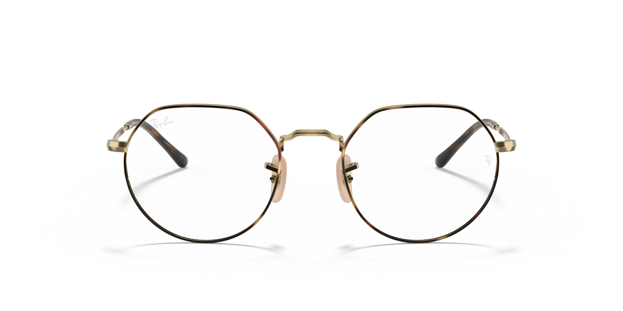 Ray - Ban RX6465 JACK 2945 Montature da vista Metallo Tartaruga Trasparente Geometrica Normale - immagine 3