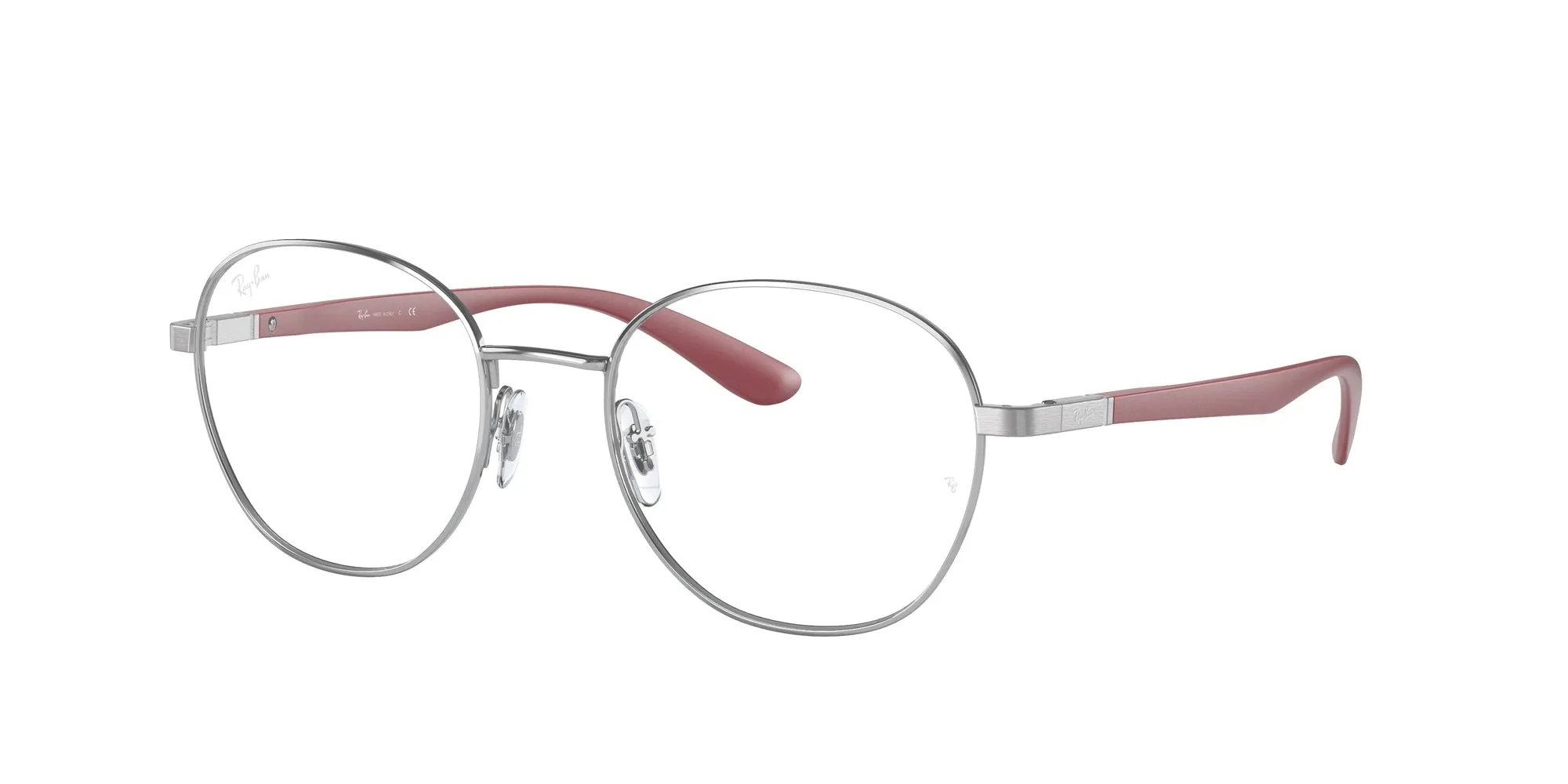 Ray - Ban RX6461 2501 Montature da vista Metallo Argento Rotonda - immagine 1