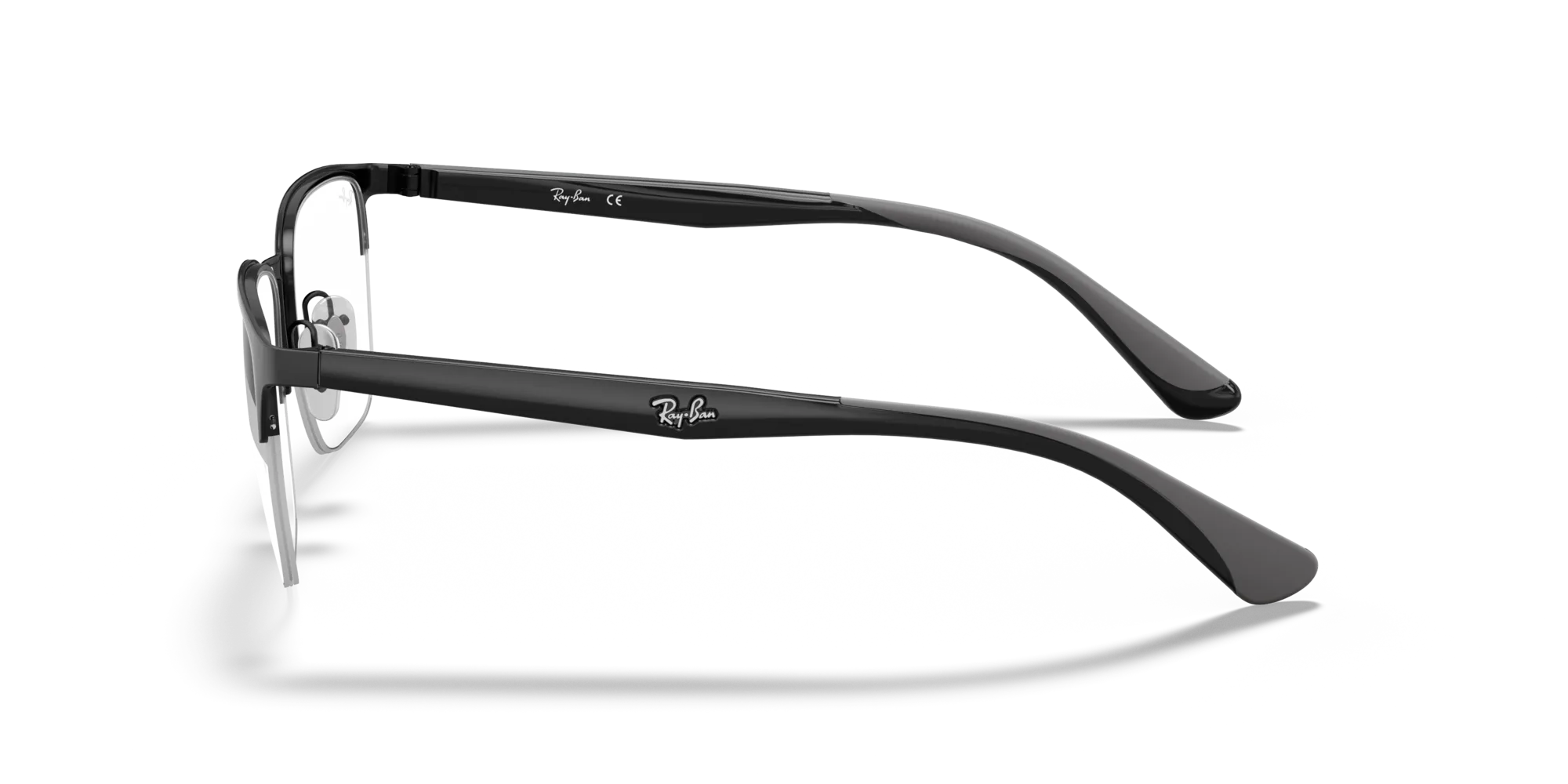 Ray - Ban RX6428 2995 Montature da vista Metallo Nero Trasparente Squadrata Normale - immagine 4