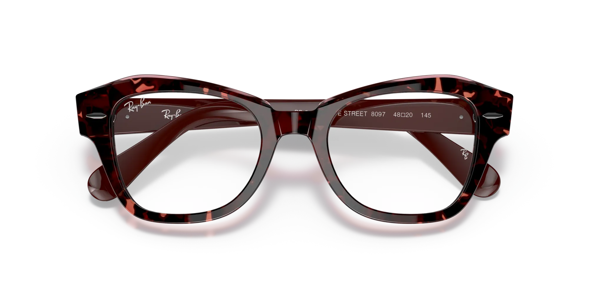 Ray - Ban RX5486 STATE STREET 8097 Montature da vista Plastica Havana Geometrica - immagine 2