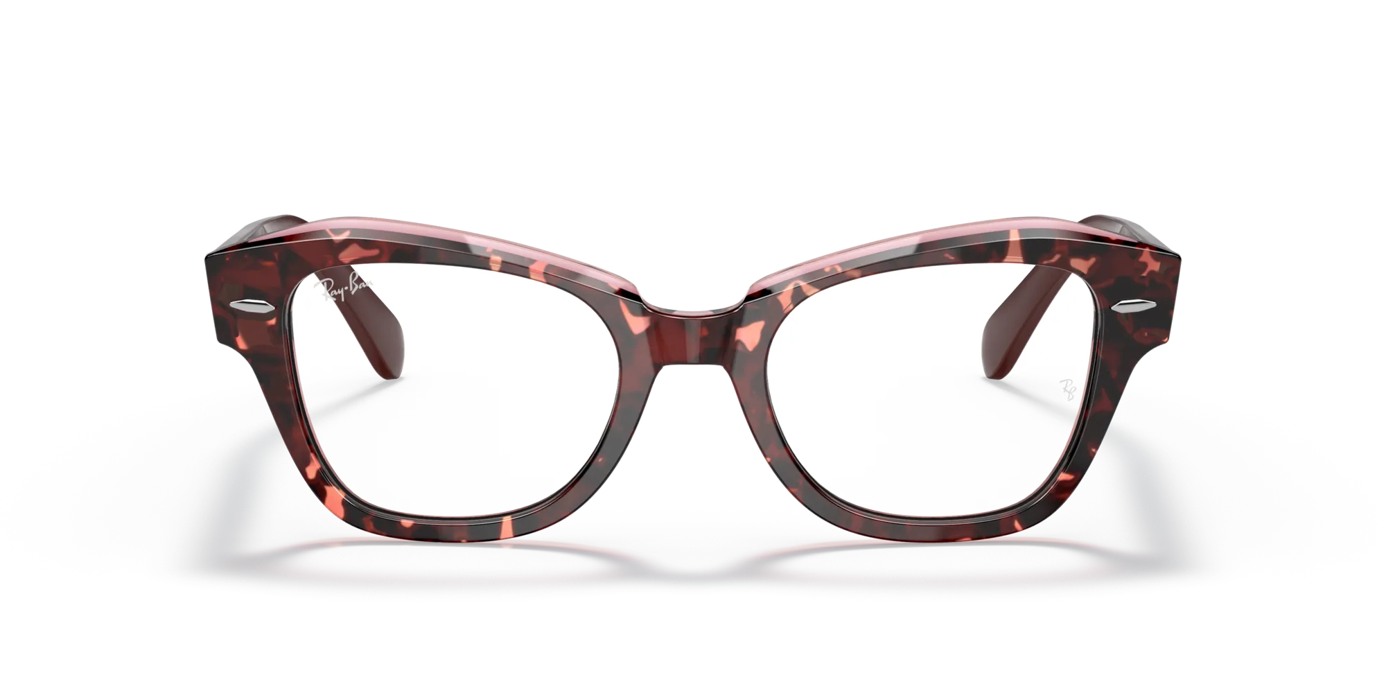 Ray - Ban RX5486 STATE STREET 8097 Montature da vista Plastica Havana Geometrica - immagine 3