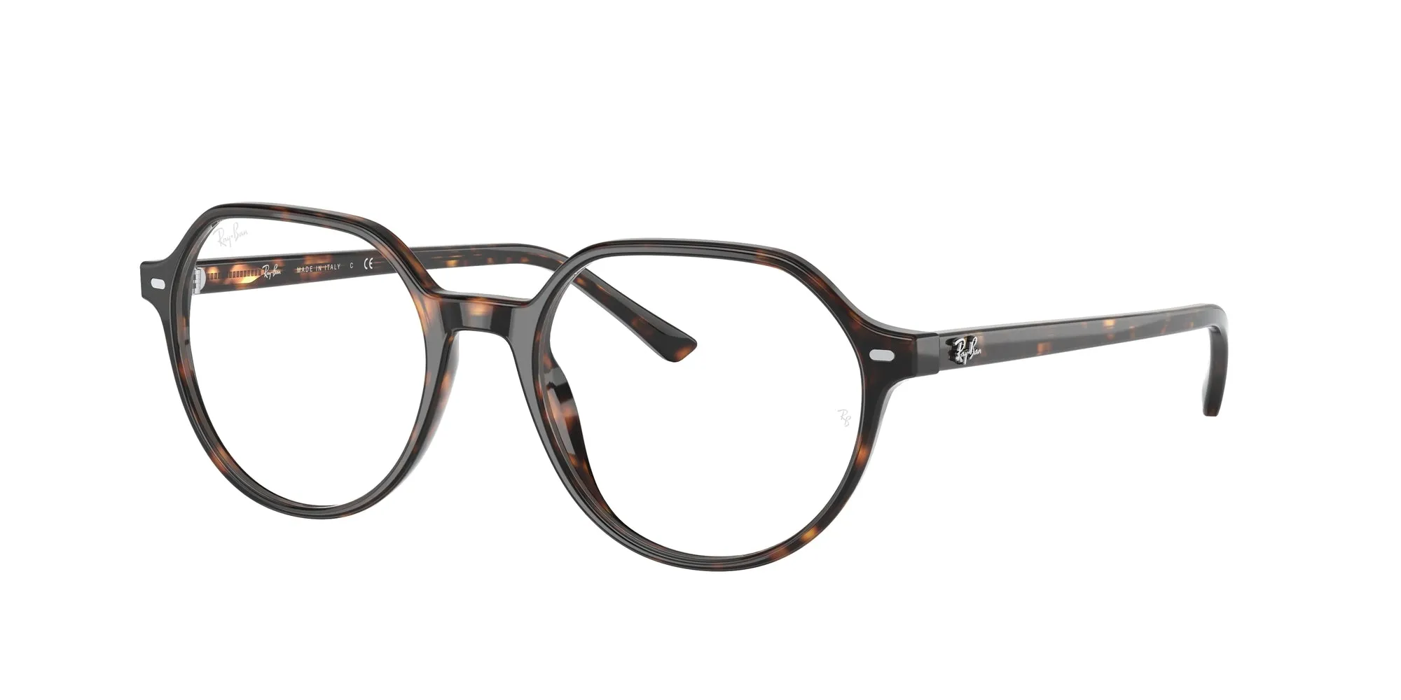 Ray - Ban RX5395 THALIA 2012 Montature da vista Acetato Tartaruga Trasparente Rotonda Normale - immagine 1