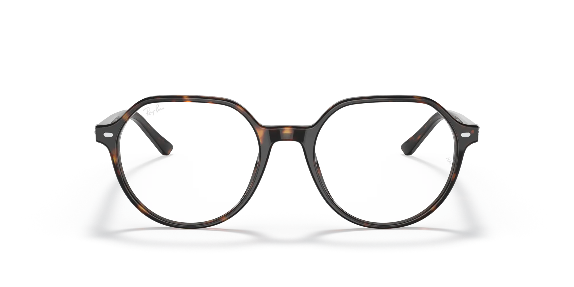 Ray - Ban RX5395 THALIA 2012 Montature da vista Acetato Tartaruga Trasparente Rotonda Normale - immagine 3