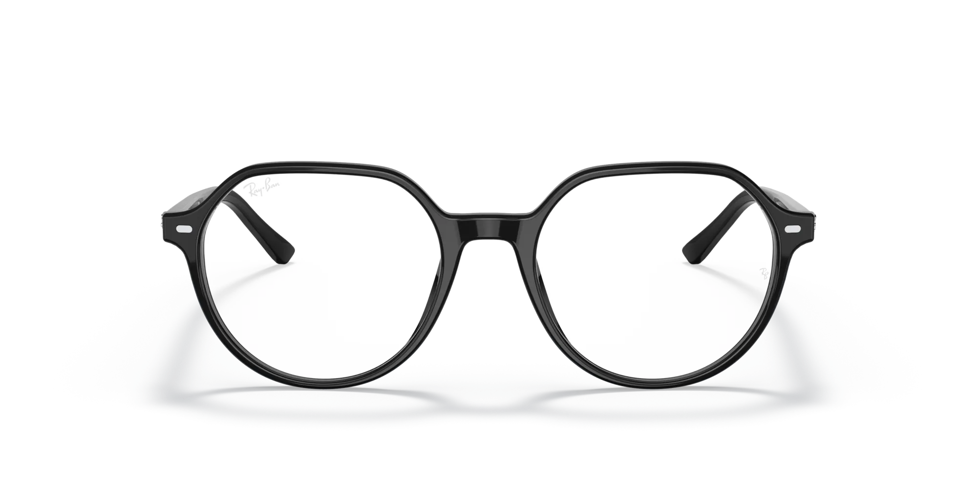 Ray - Ban RX5395 THALIA 2000 Montature da vista Acetato Nero Trasparente Rotonda Normale - immagine 3