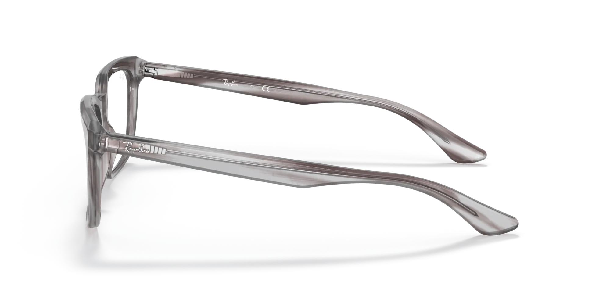 Ray - Ban RX5391 8055 Montature da vista Plastica Grigio Squadrata - immagine 4