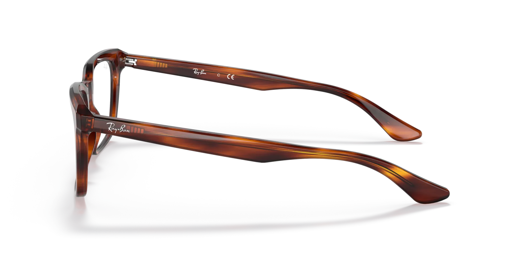 Ray - Ban RX5391 2144 Montature da vista Plastica Havana Squadrata - immagine 4