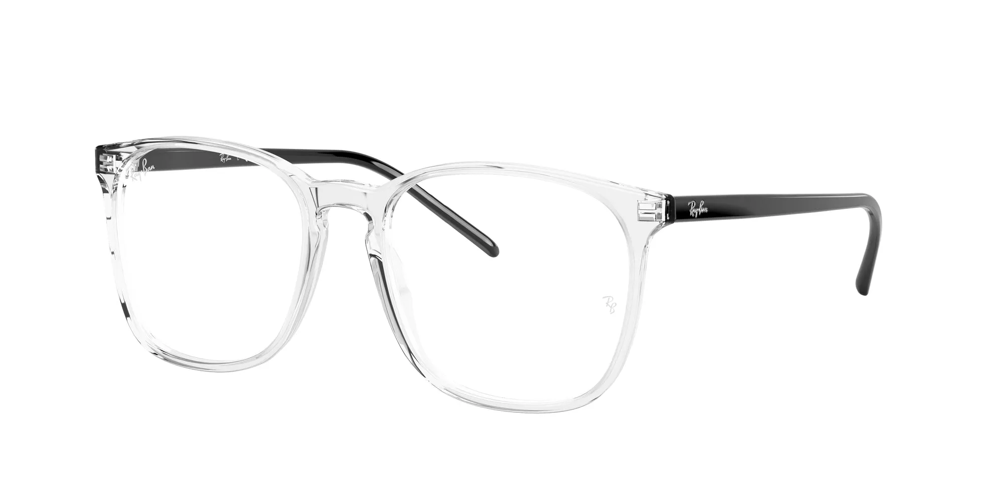 Ray - Ban RX5387 5629 Montature da vista Acetato Trasparente Trasparente Squadrata Normale - immagine 1
