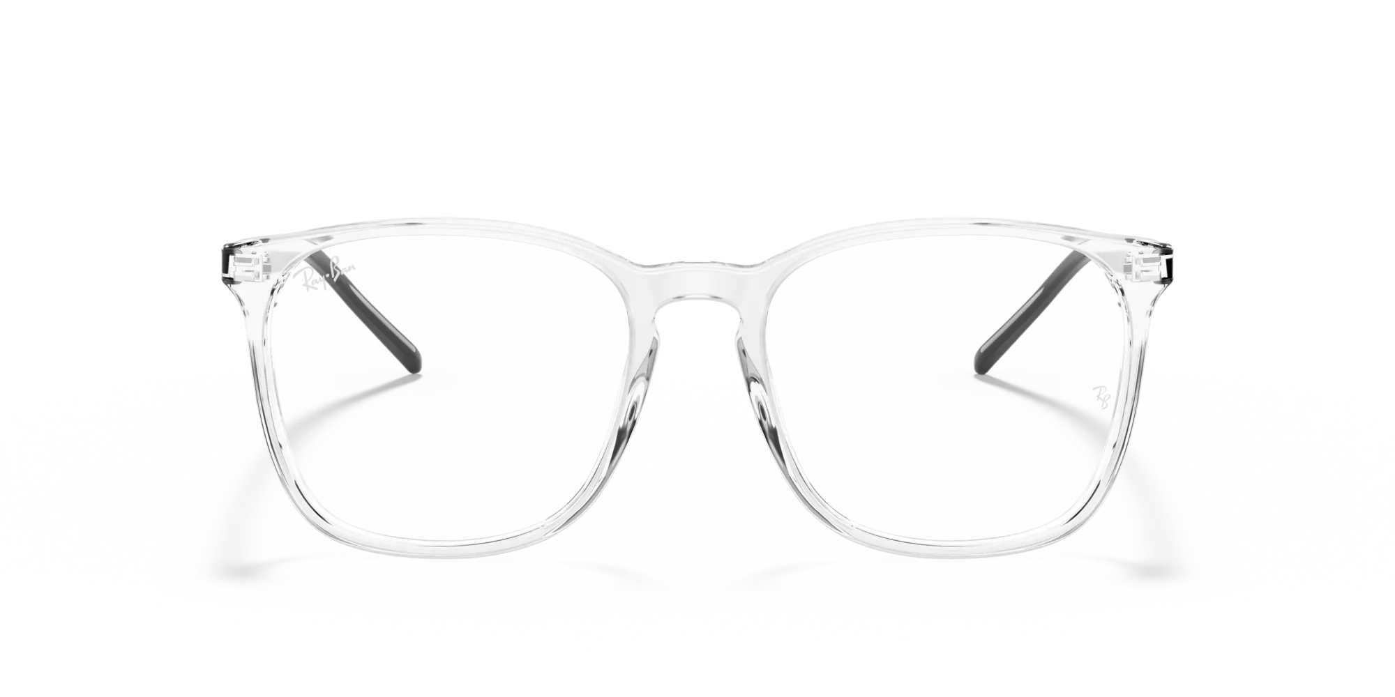 Ray - Ban RX5387 5629 Montature da vista Acetato Trasparente Trasparente Squadrata Normale - immagine 3
