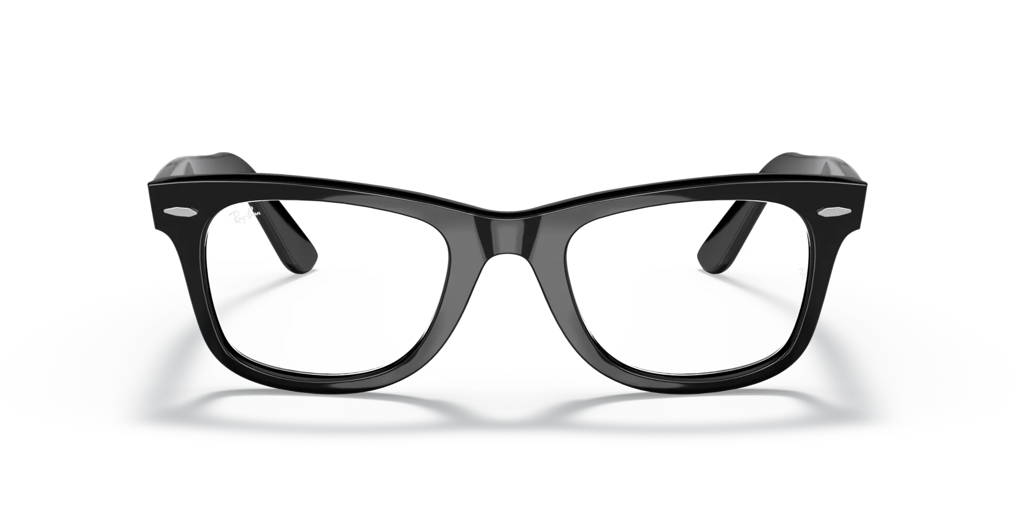 Ray - Ban RX5121F WAYFARER 2000 Montature da vista Acetato Nero Trasparente Squadrata Normale - immagine 3