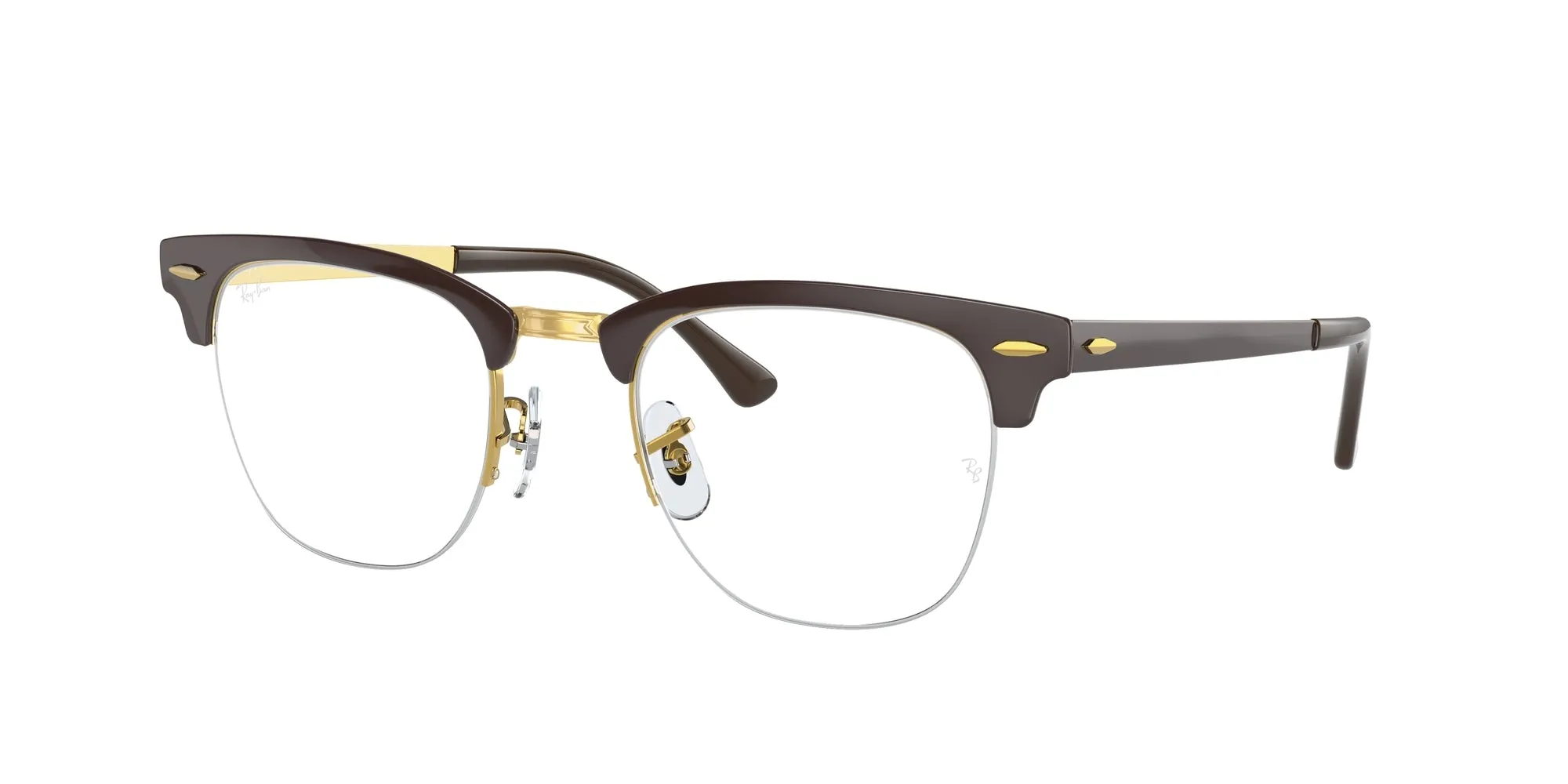 Ray - Ban RX3716VM CLUBMASTER METAL 3116 Montature da vista Metallo Marrone Squadrata - immagine 1