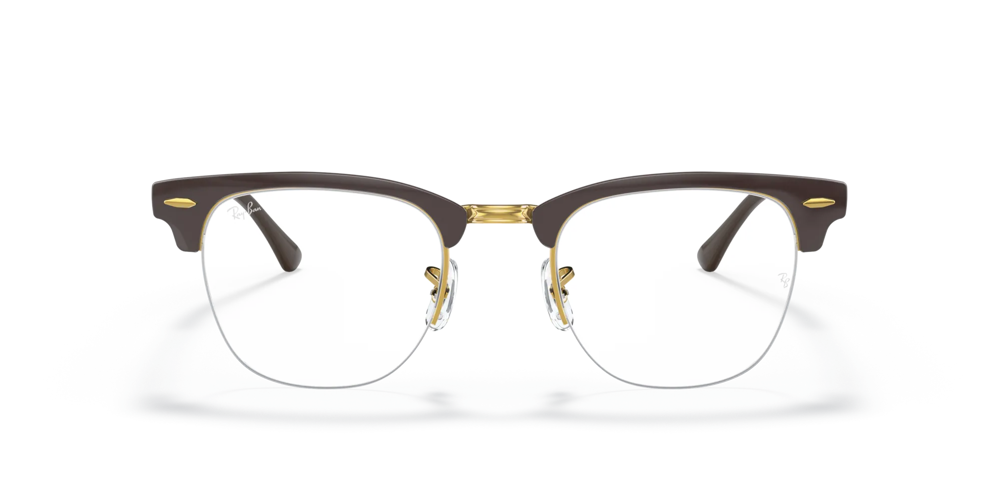 Ray - Ban RX3716VM CLUBMASTER METAL 3116 Montature da vista Metallo Marrone Squadrata - immagine 3