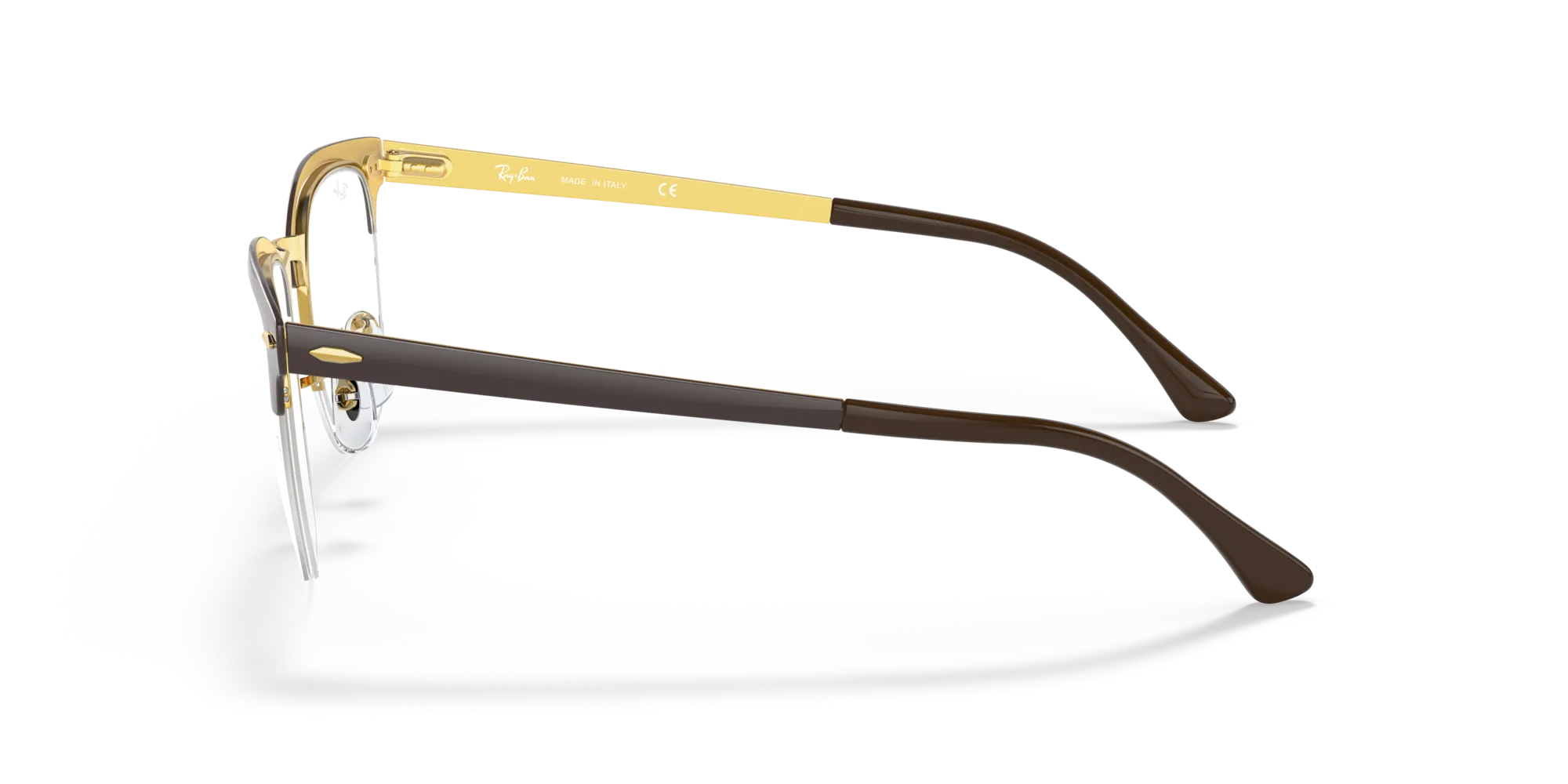Ray - Ban RX3716VM CLUBMASTER METAL 3116 Montature da vista Metallo Marrone Squadrata - immagine 4