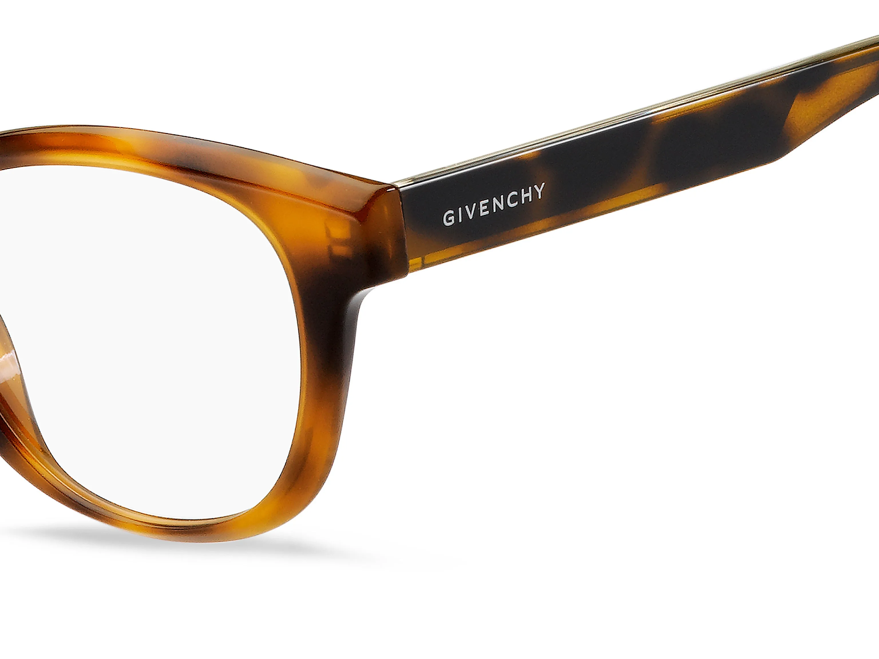 Givenchy GV 0156 05L Montature da vista Acetato Havana Rotonda - immagine 3