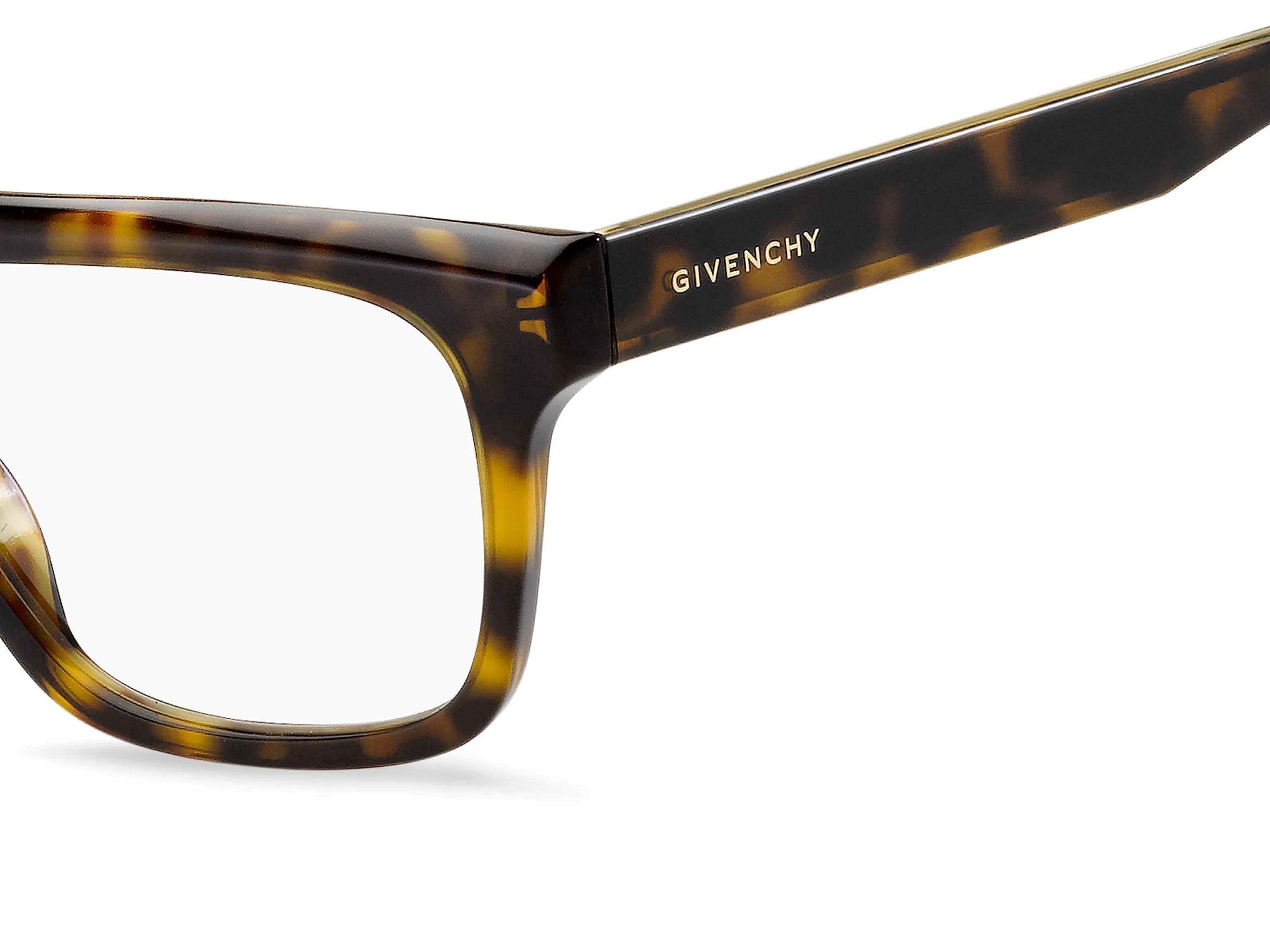 Givenchy GV 0136 086 Montature da vista Acetato Havana Squadrata - immagine 3