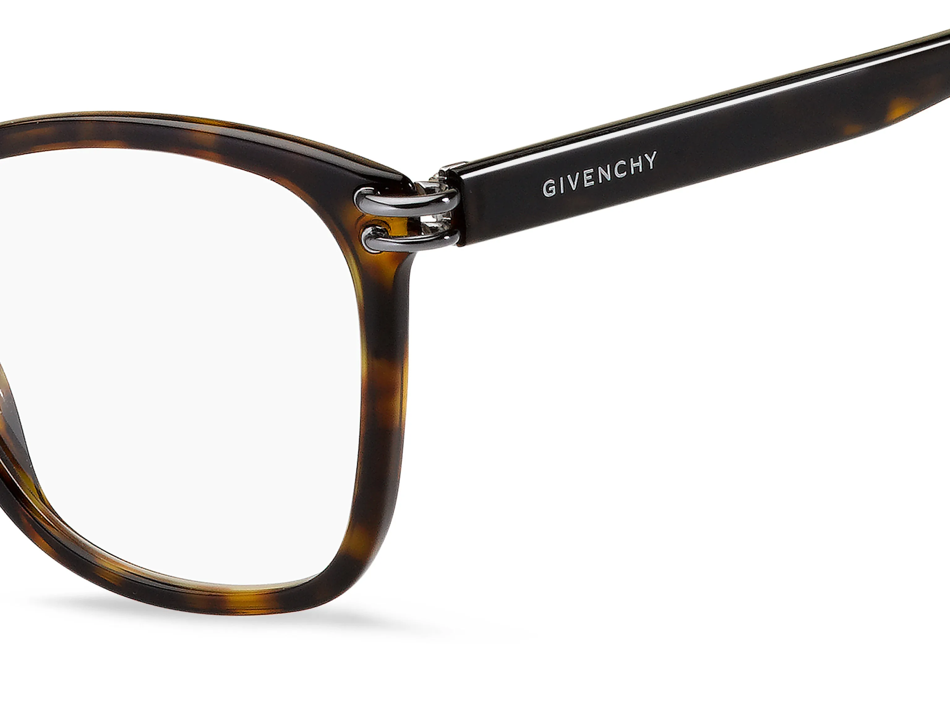 Givenchy GV 0130 086 Montature da vista Acetato Havana Squadrata - immagine 3
