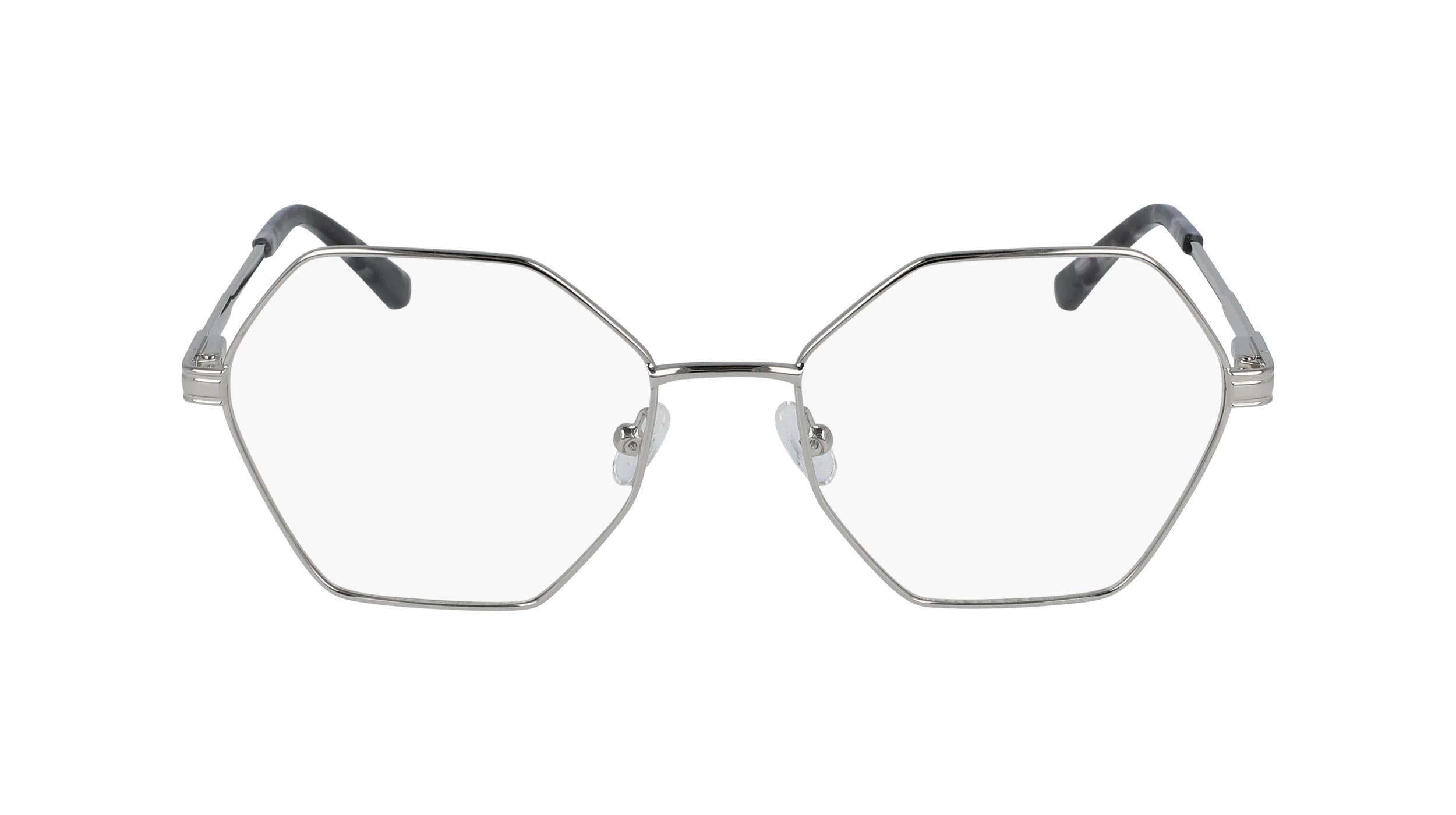 Karl Lagerfeld KL316 045 Montature da vista Metallo Argento Squadrata Normale Fotocromatiche - immagine 2