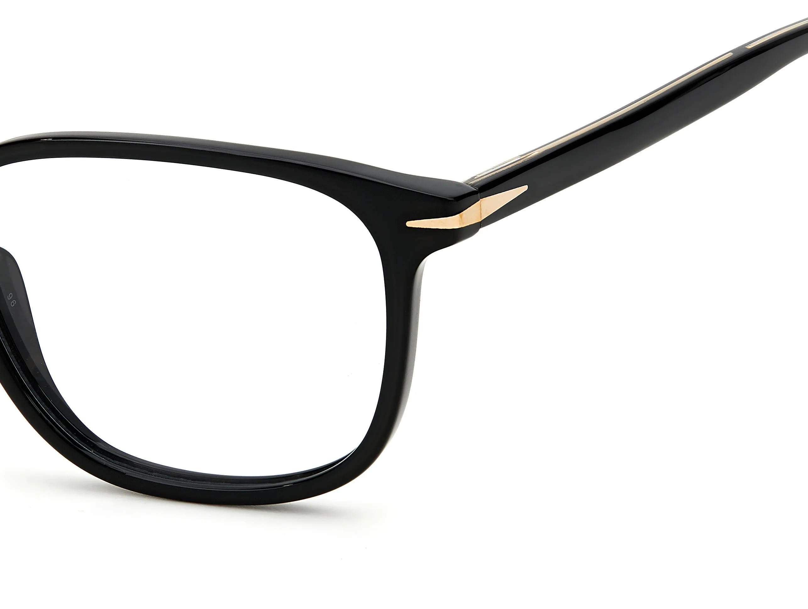 DAVID BECKHAM DB 1017 807 Montature da vista Acetato Nero Squadrata - immagine 3