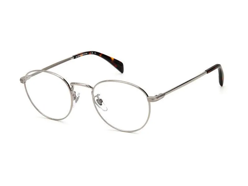 DAVID BECKHAM DB 1015 6LB Montature da vista Metallo Argento Rotonda - immagine 1