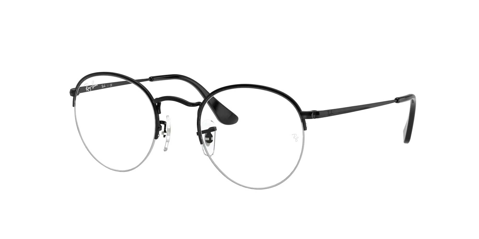 Ray - Ban RX3947V ROUND GAZE 2509 Montature da vista Metallo Nero Trasparente Rotonda Normale - immagine 1
