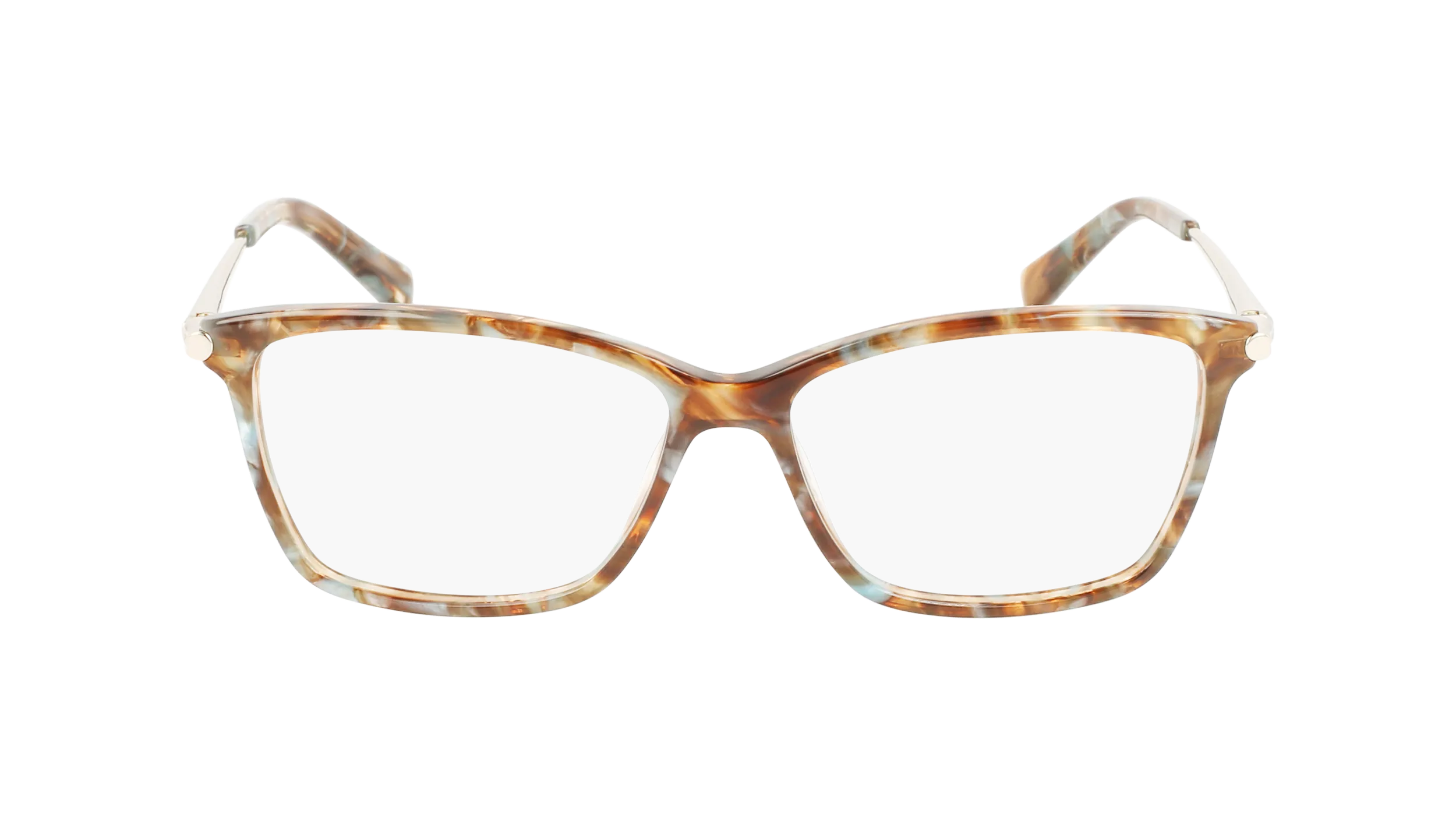 LONGCHAMP LO2621 251 Montature da vista Acetato Marrone Squadrata Normale Fotocromatiche - immagine 2