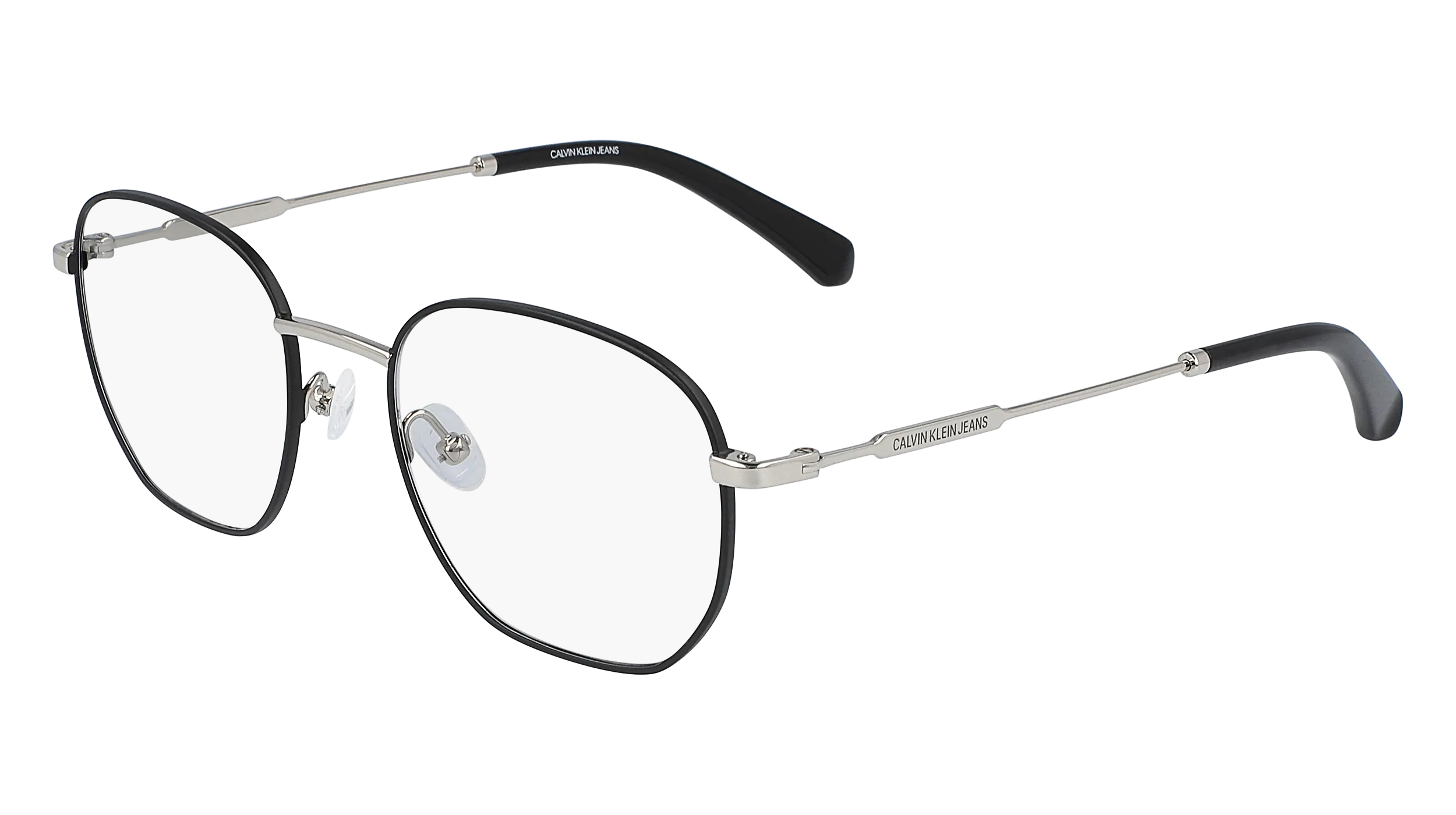 Calvin Klein CKJ20101 001 Montature da vista Metallo Nero Rotonda Fotocromatiche Fotocromatiche - immagine 1