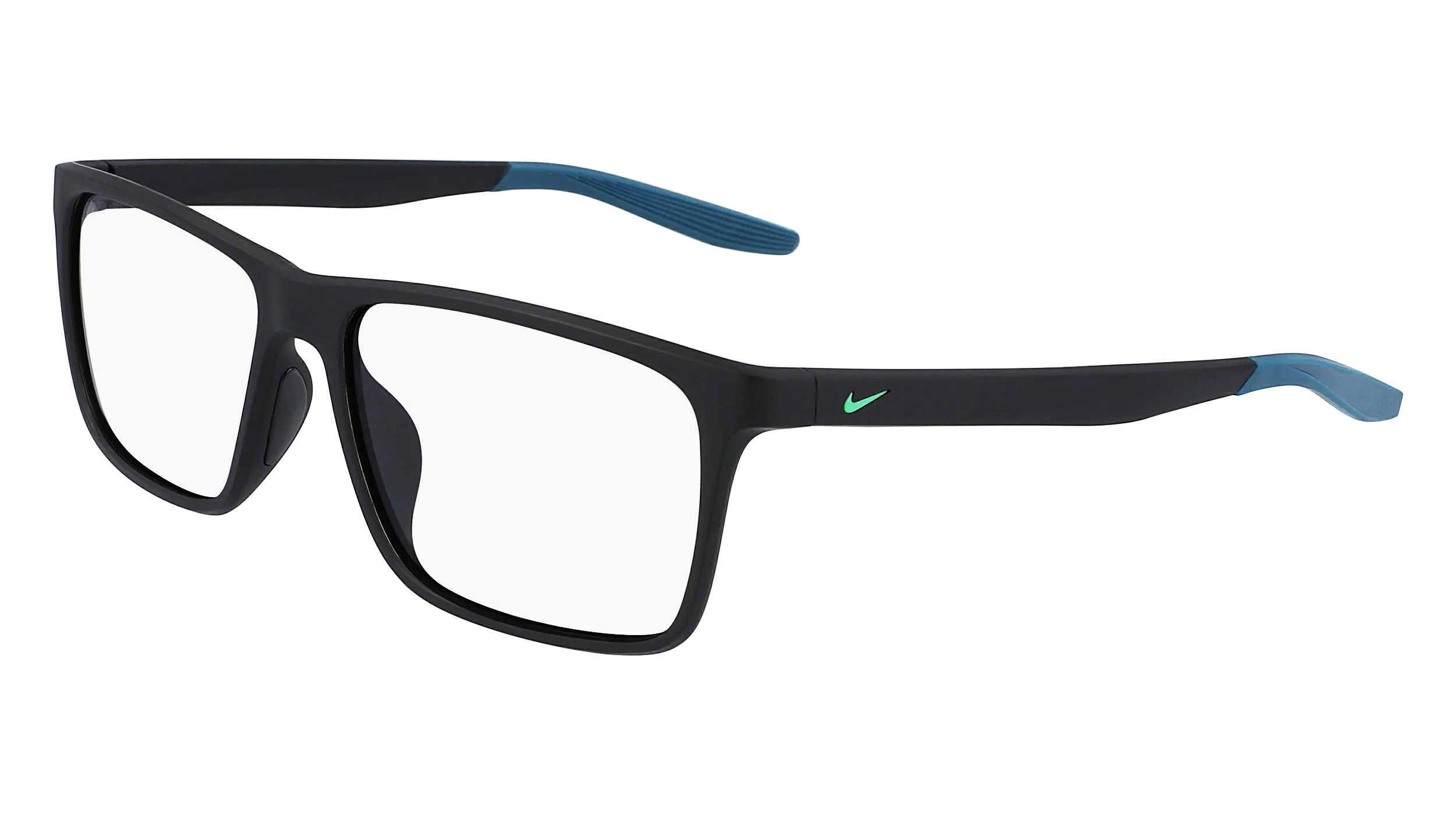 Nike NIKE 7116 011 Montature da vista Plastica Nero-opaco Squadrata Fotocromatiche - immagine 1