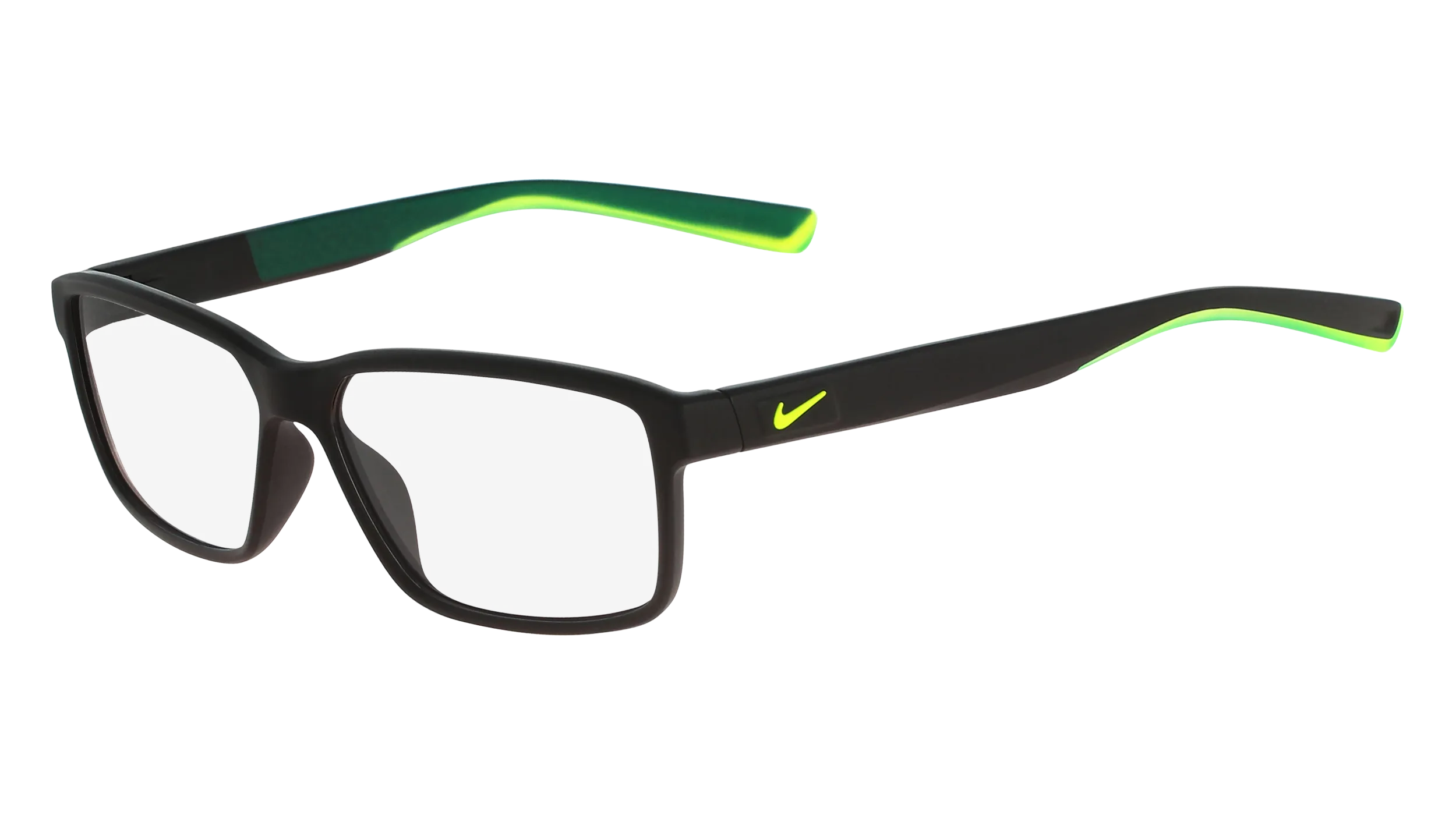 Nike NIKE 7092 001 Montature da vista Iniettato Nero Squadrata Normale Fotocromatiche - immagine 1