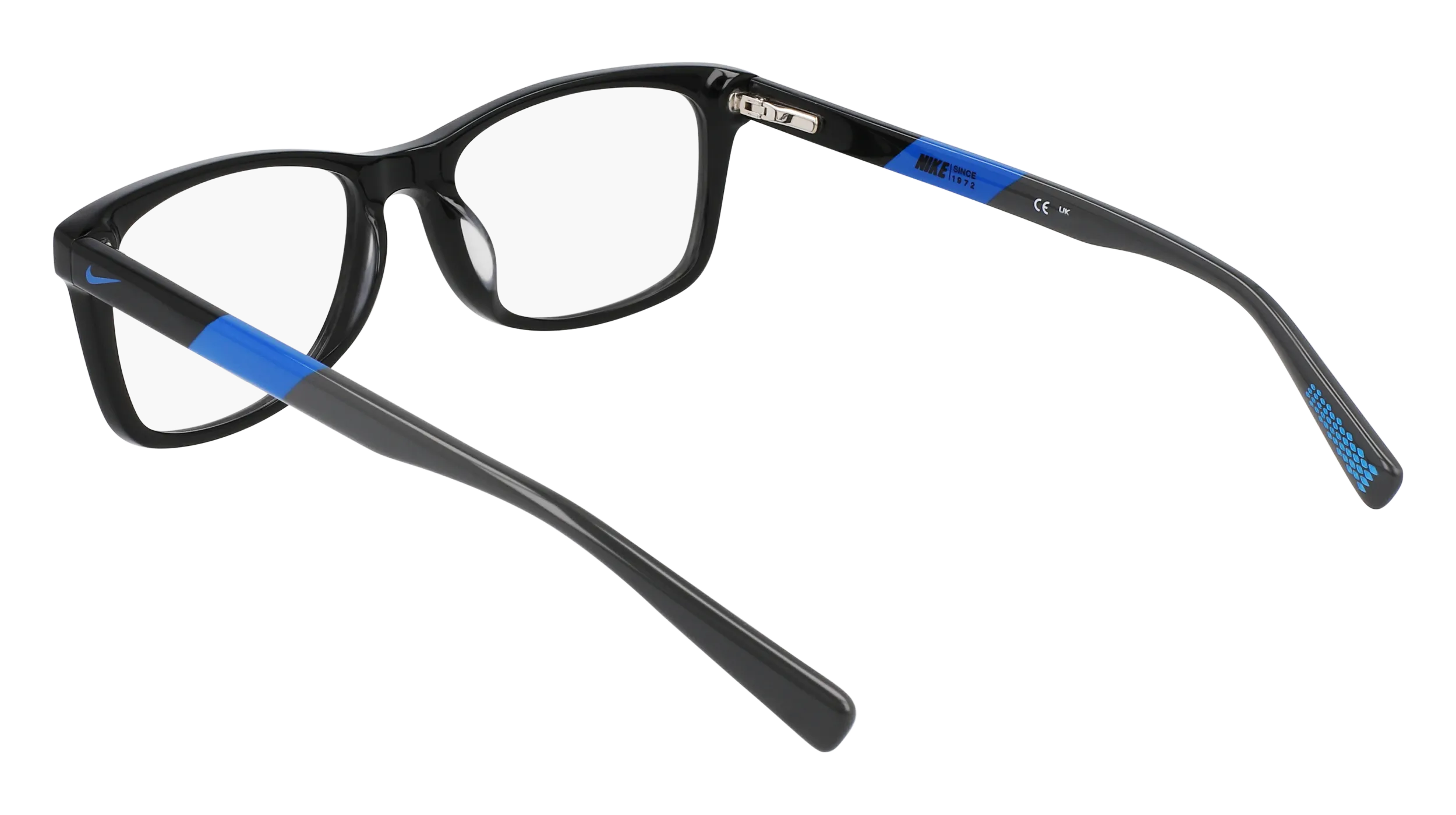 Nike NIKE 5538 013 Montature da vista bambino Acetato Nero Squadrata Normale Fotocromatiche - immagine 3