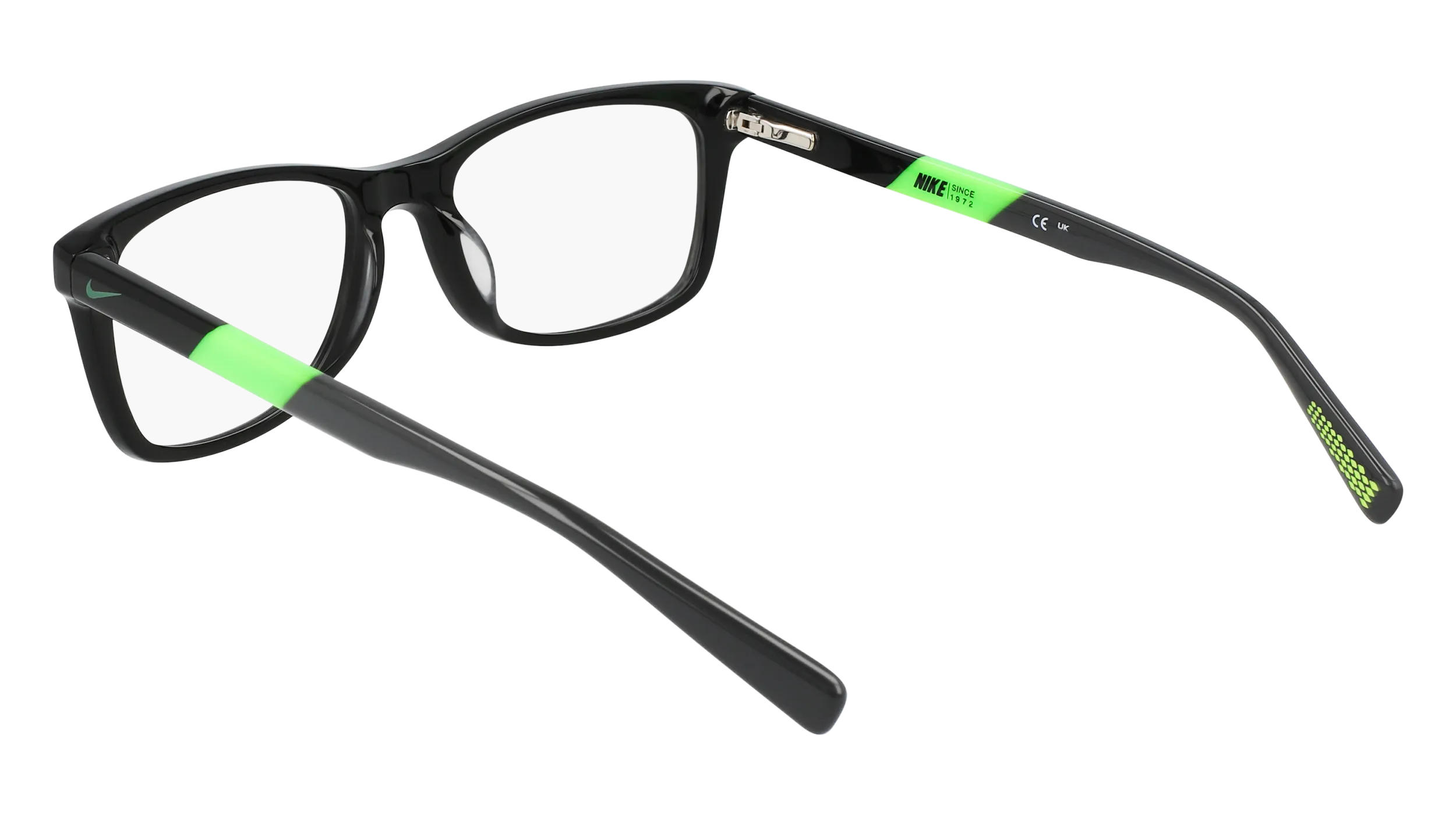 Nike NIKE 5538 001 Montature da vista bambino Acetato Nero Squadrata Normale Fotocromatiche - immagine 3