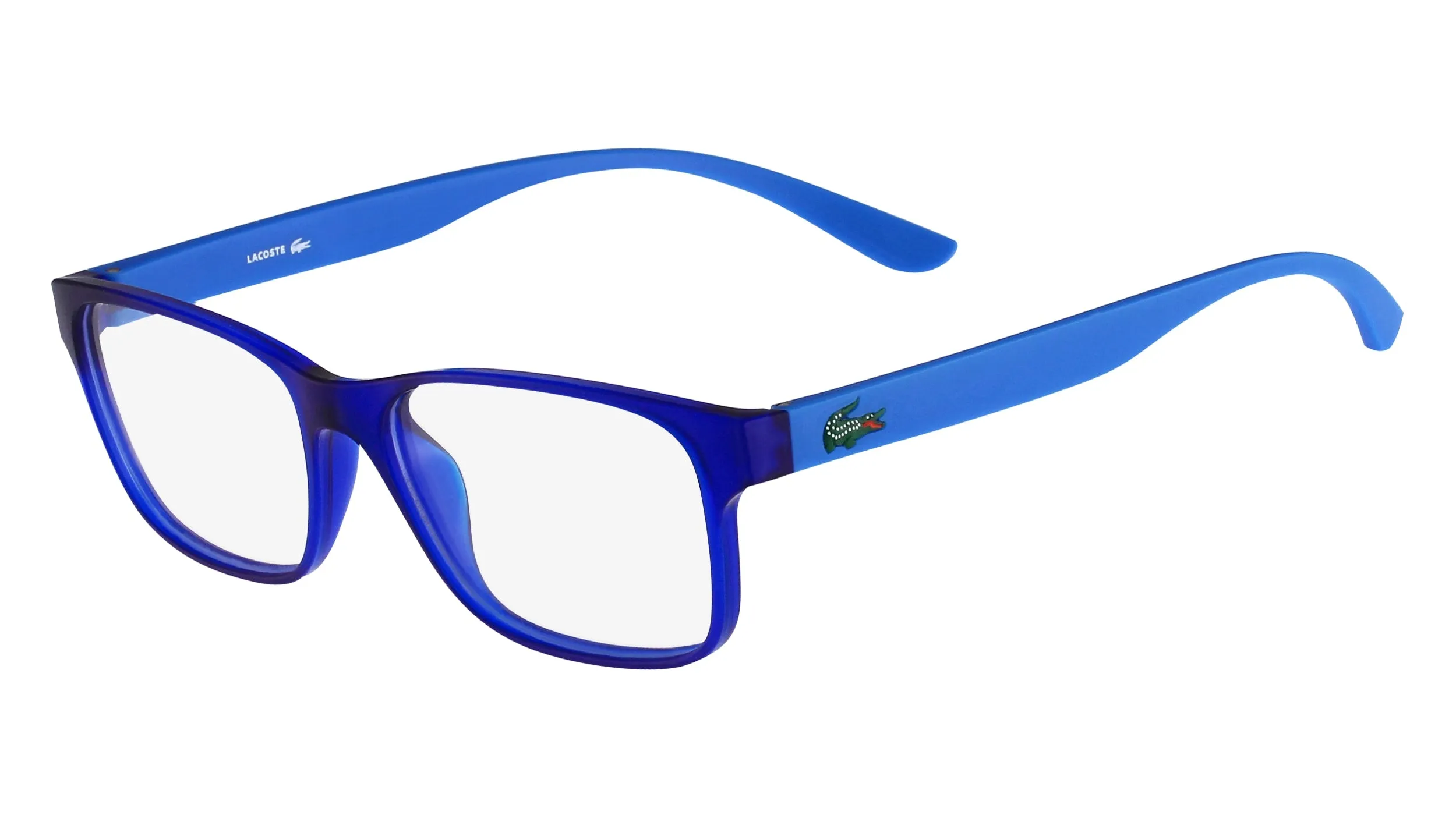 Lacoste L3804B 467 Montature da vista bambino Plastica Blu opaco Squadrata - immagine 1