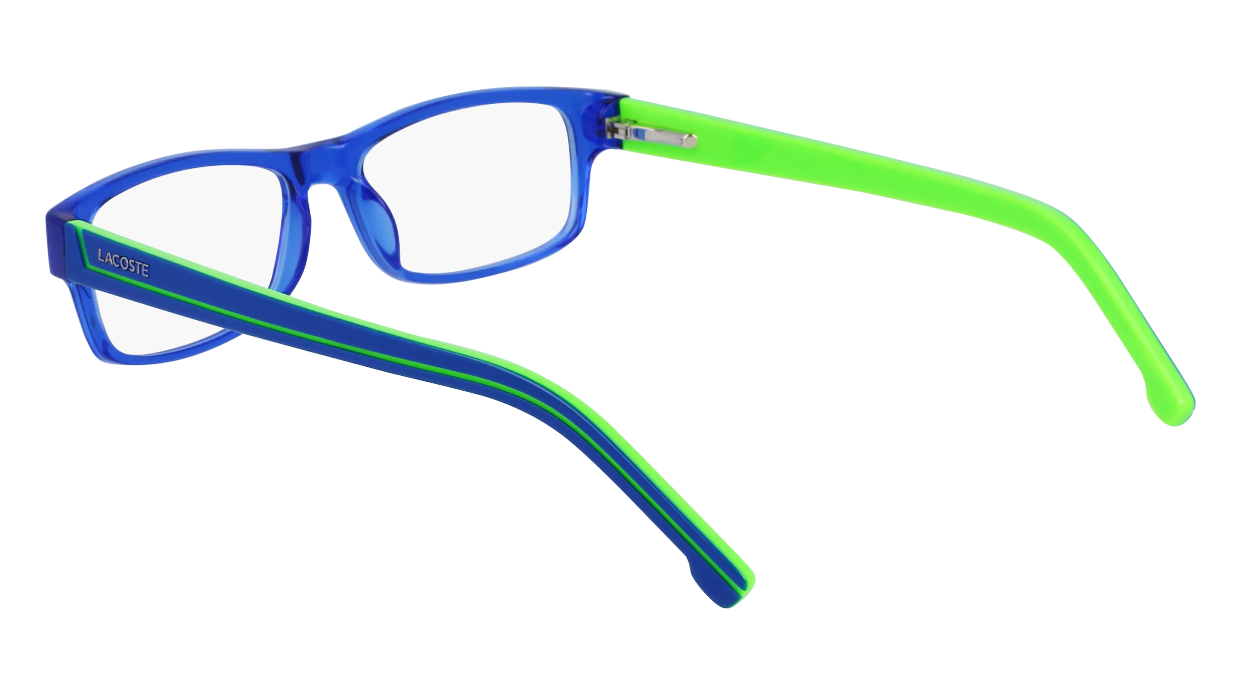 Lacoste L2707 454 Montature da vista Iniettato Blu Squadrata Normale Fotocromatiche - immagine 3