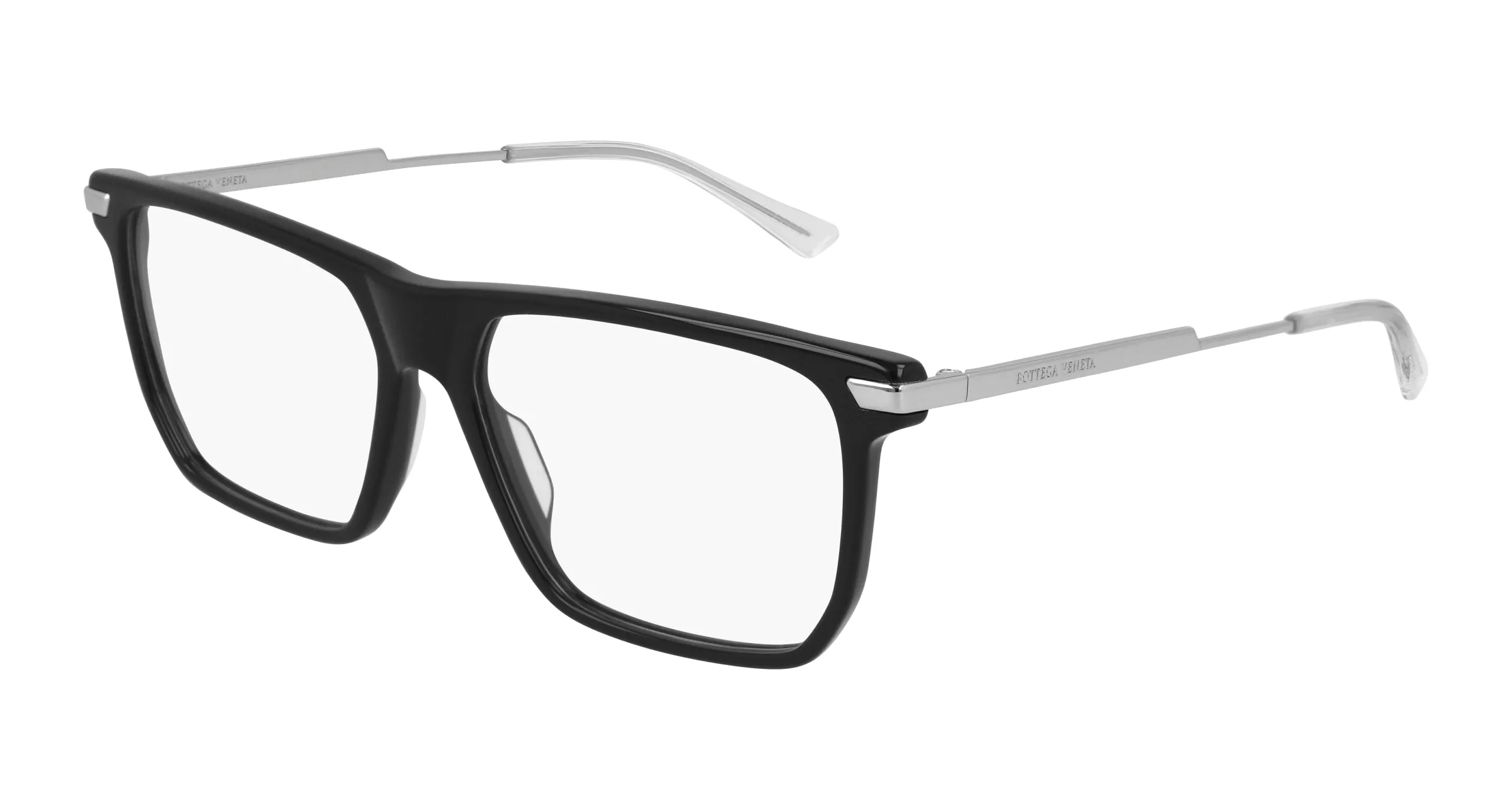 Bottega Veneta BV1071O 004 Montature da vista Acetato Nero Squadrata - immagine 1
