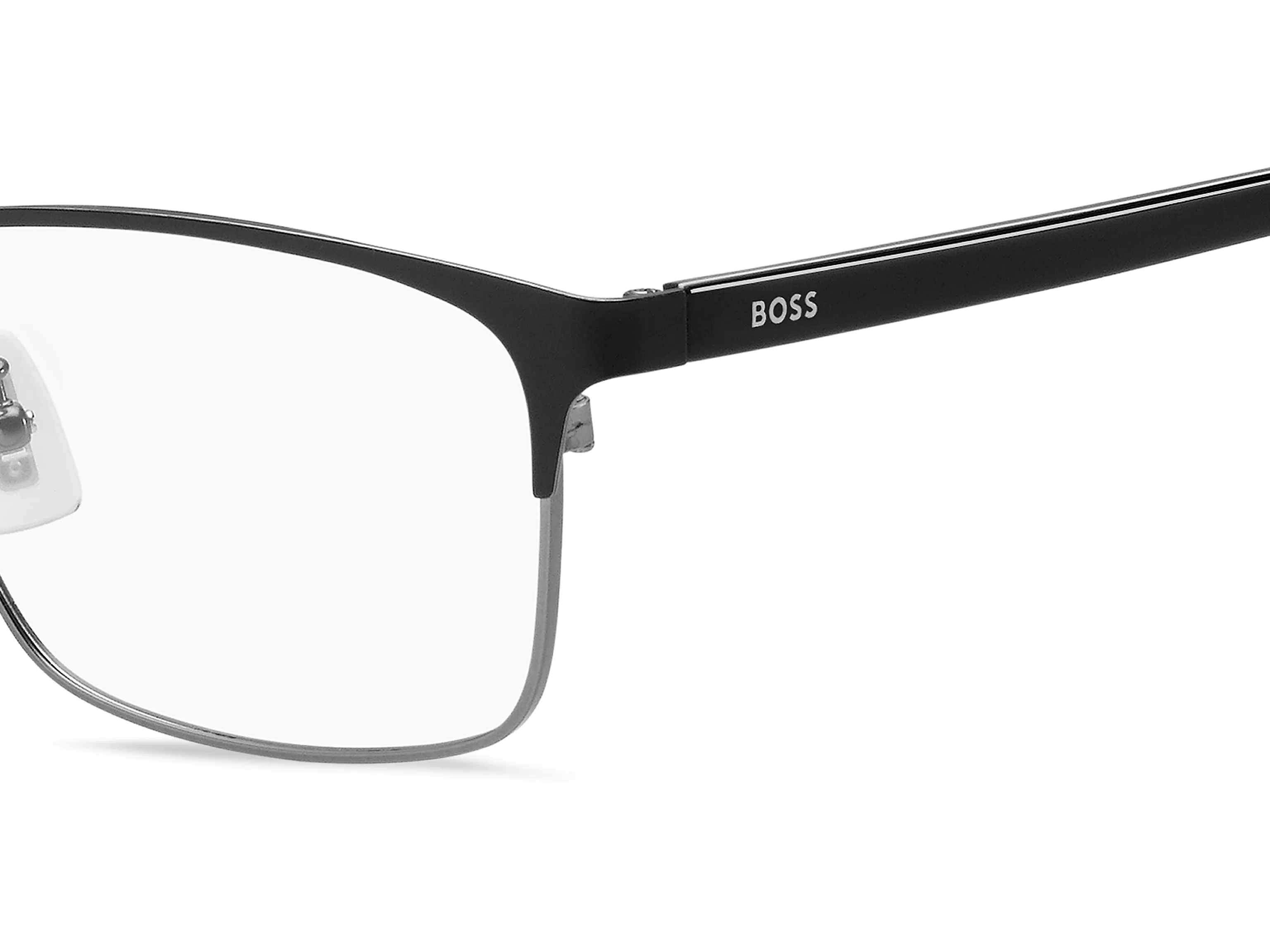 Hugo Boss BOSS 0808/F QIL Montature da vista Titanio Nero-opaco Squadrata - immagine 3