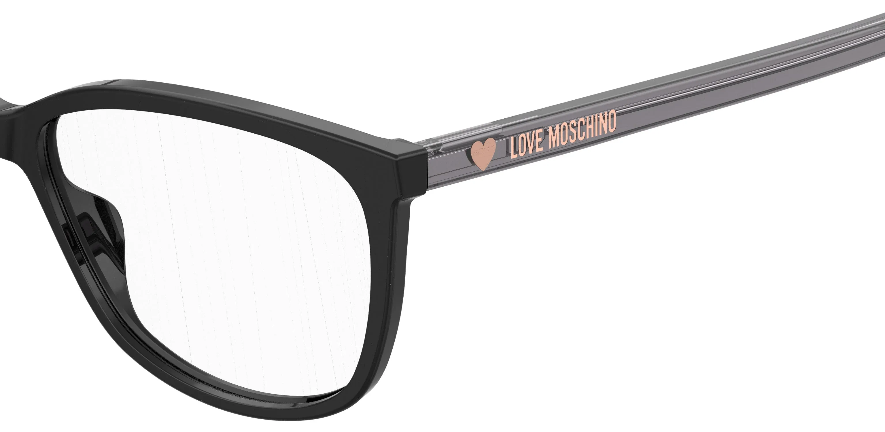 Moschino MOL546/TN 807 Montature da vista bambino Acetato Nero Squadrata - immagine 3