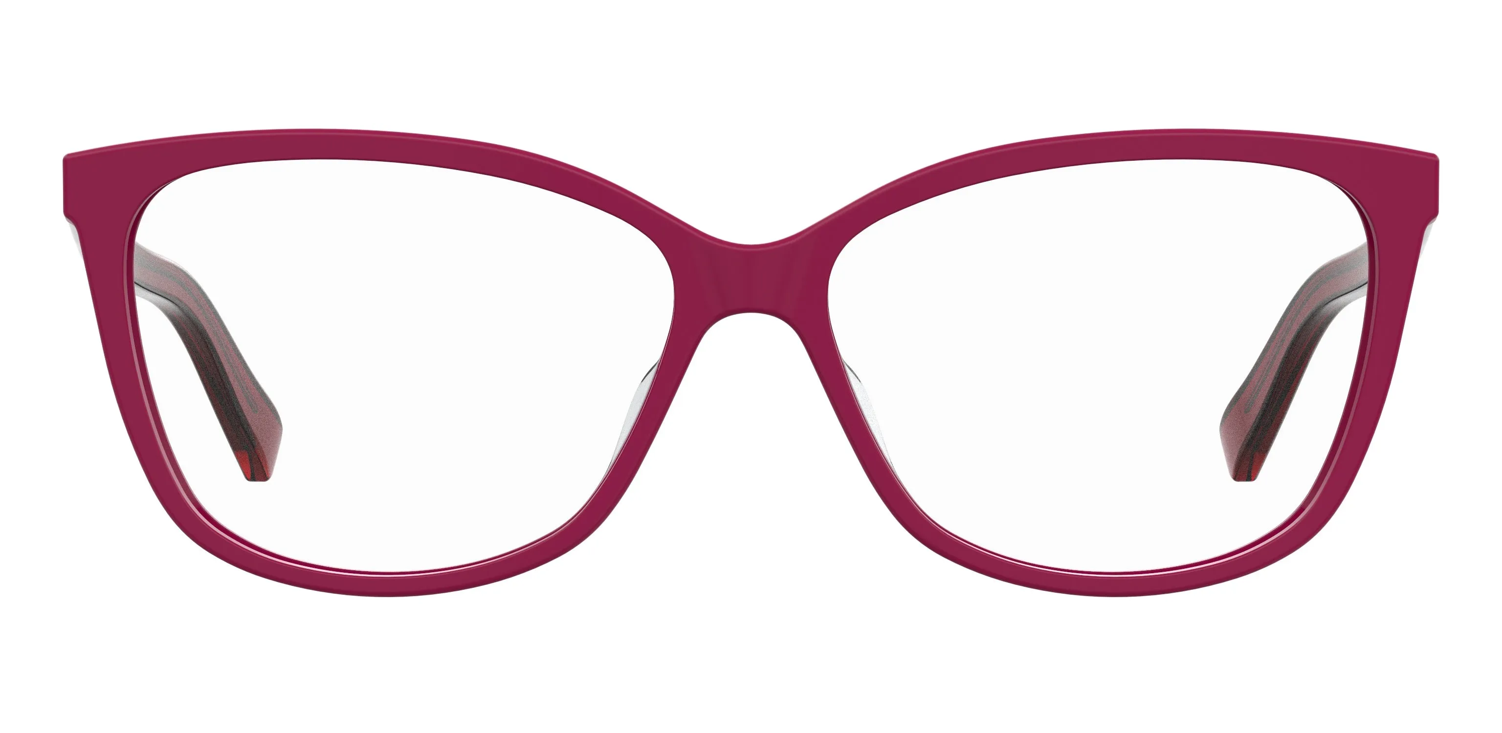 Moschino MOL546/TN 8CQ Montature da vista outlet Acetato Rosso Squadrata - immagine 2