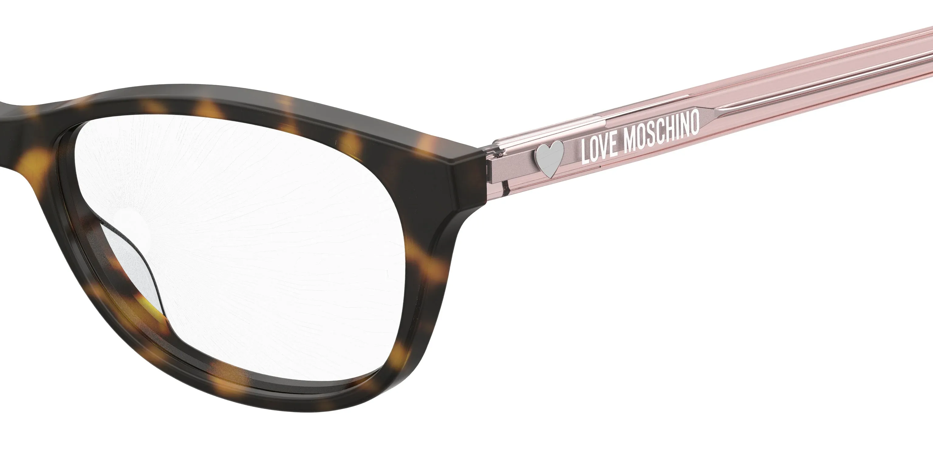 Moschino Junior Moschino MOL544/TN 086 Montature da vista outlet Acetato Havana Rotonda - immagine 3