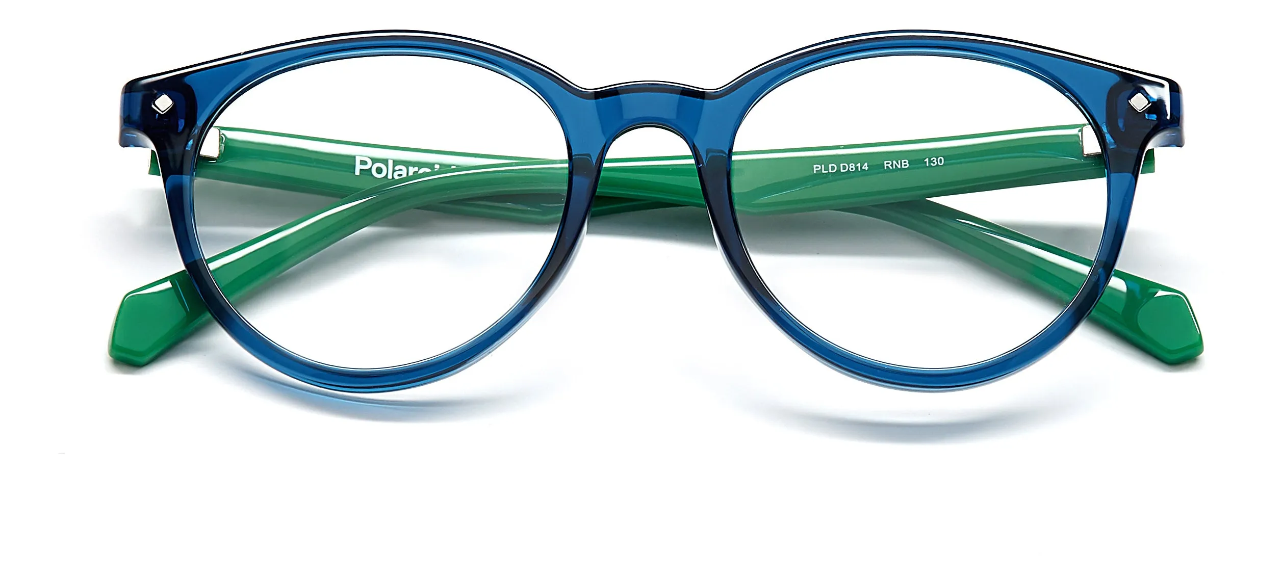 Polaroid PLD D814 RNB Montature da vista bambino Plastica Blu / Verde Pantos - immagine 3