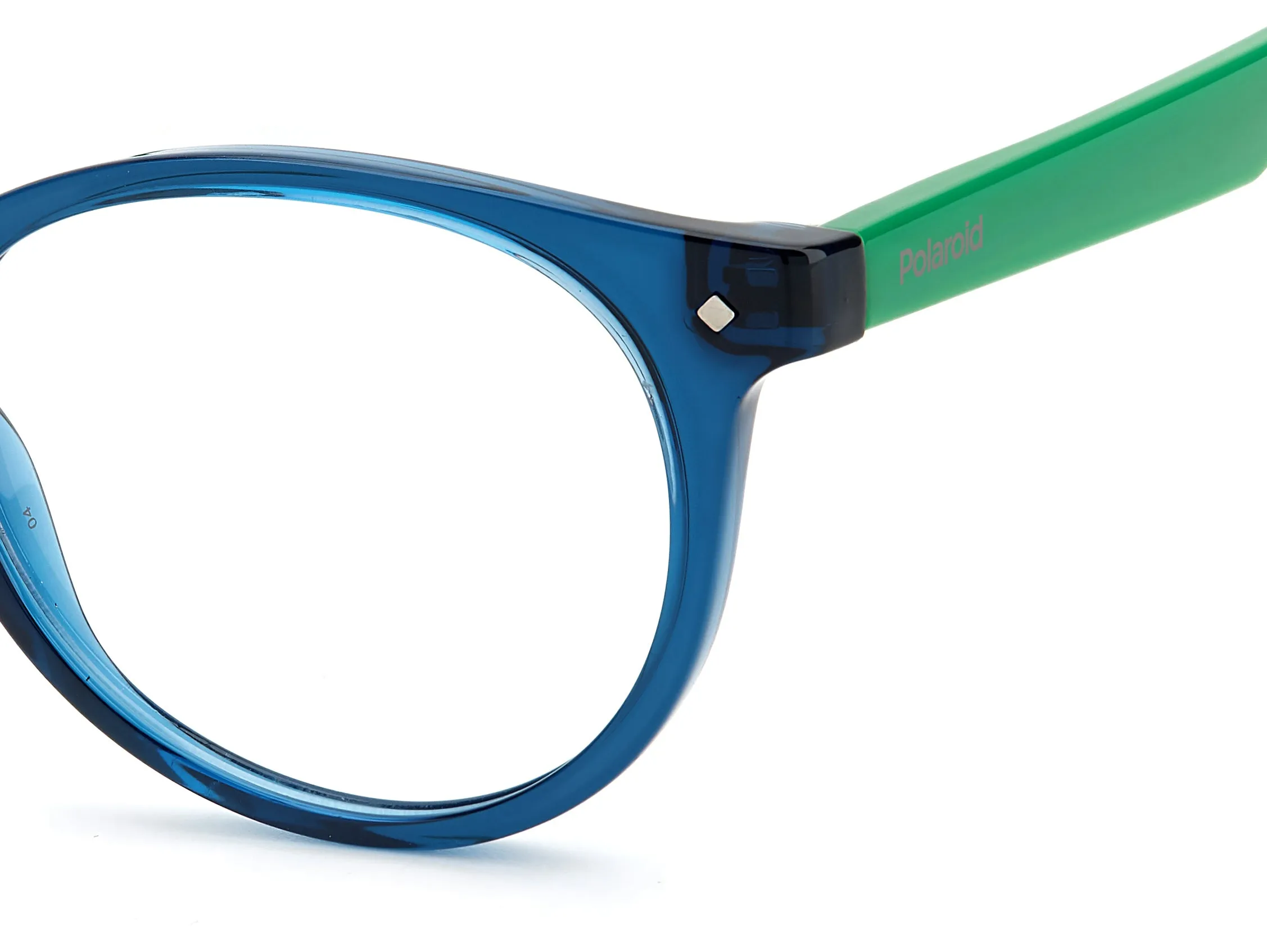 Polaroid PLD D814 RNB Montature da vista bambino Plastica Blu / Verde Pantos - immagine 4