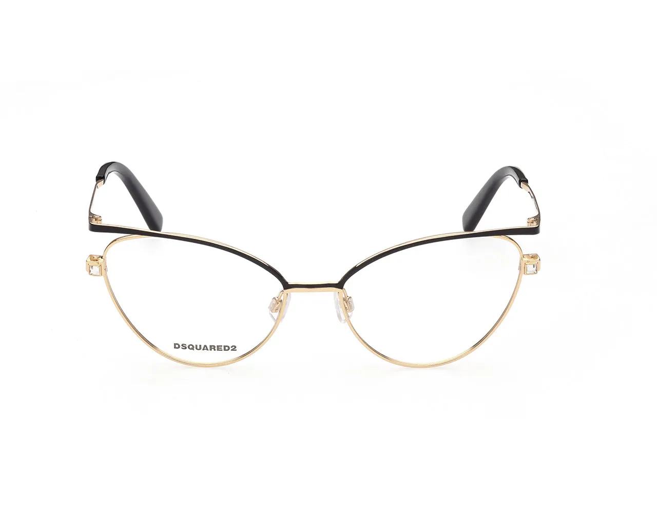 Dsquared2 DQ5333 032 Montature da vista outlet Metallo Oro Cat Eye - immagine 2