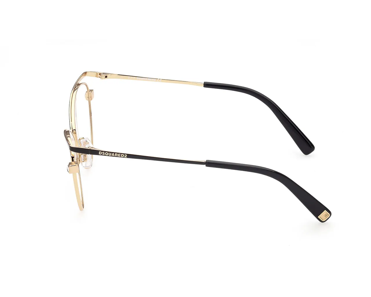 Dsquared2 DQ5333 032 Montature da vista outlet Metallo Oro Cat Eye - immagine 3