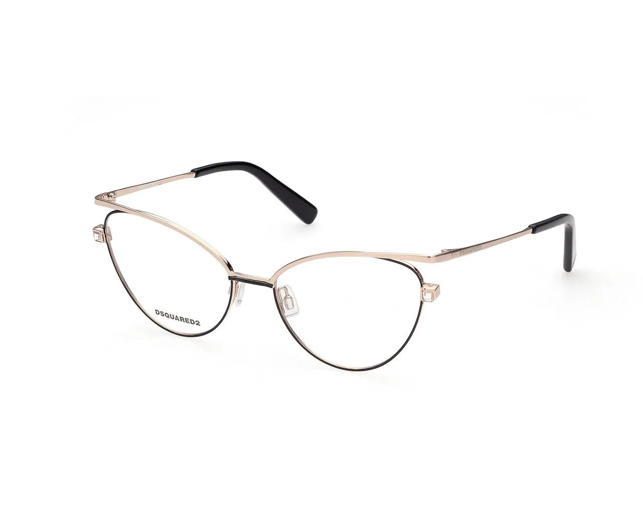 Dsquared2 DQ5333 028 Montature da vista outlet Metallo Oro Cat Eye - immagine 1