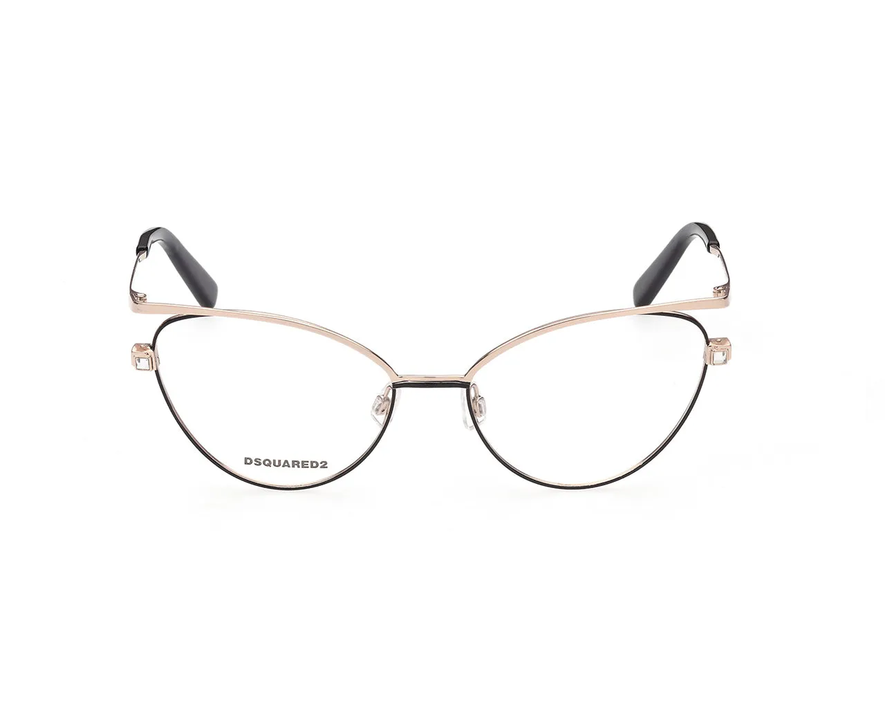 Dsquared2 DQ5333 028 Montature da vista outlet Metallo Oro Cat Eye - immagine 2