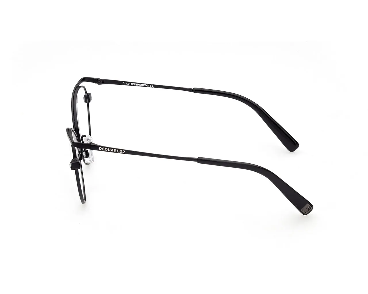 Dsquared2 DQ5333 002 Montature da vista outlet Metallo Nero Cat Eye - immagine 3
