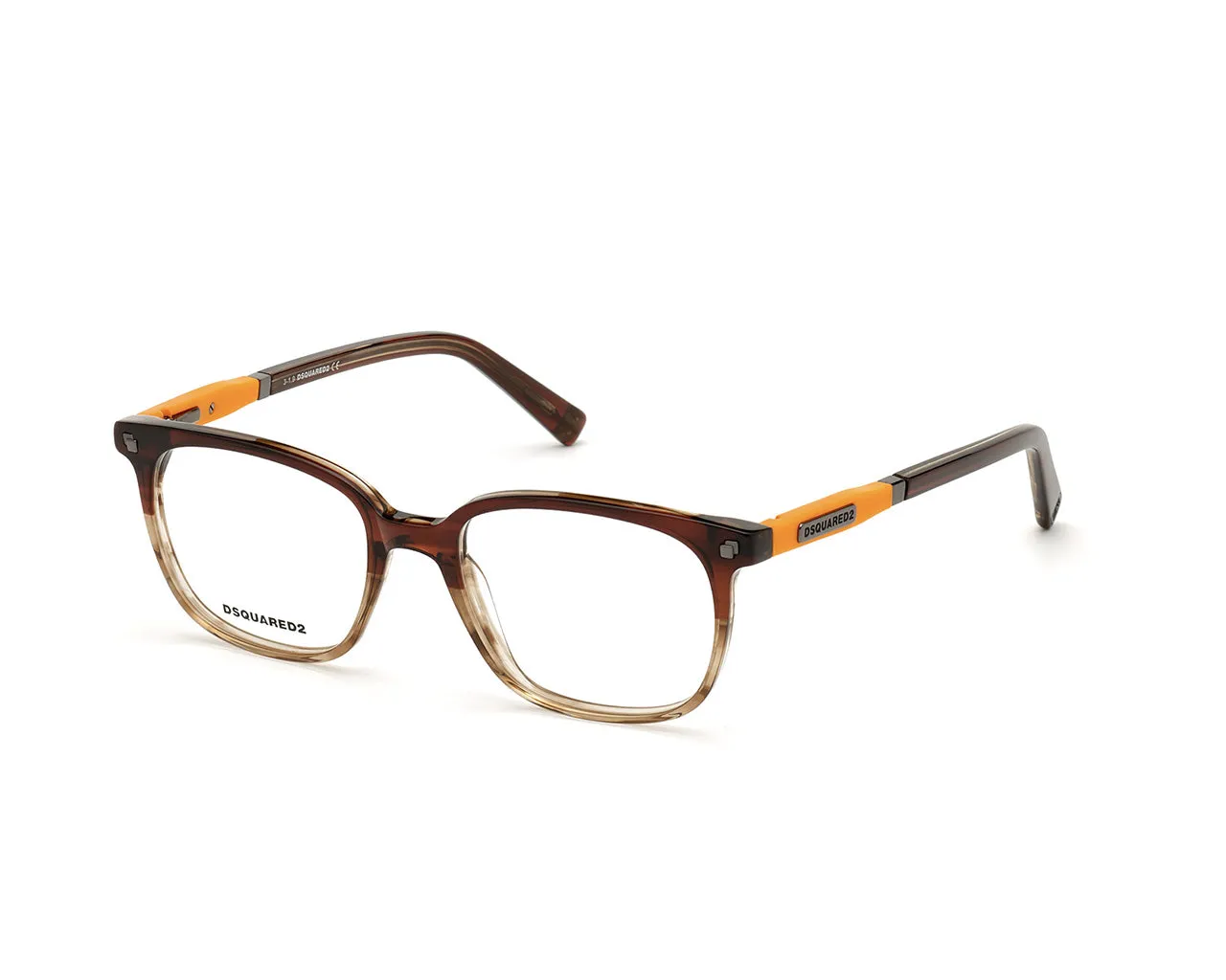Dsquared2 DQ5297 050 Montature da vista outlet Acetato Marrone Squadrata - immagine 1
