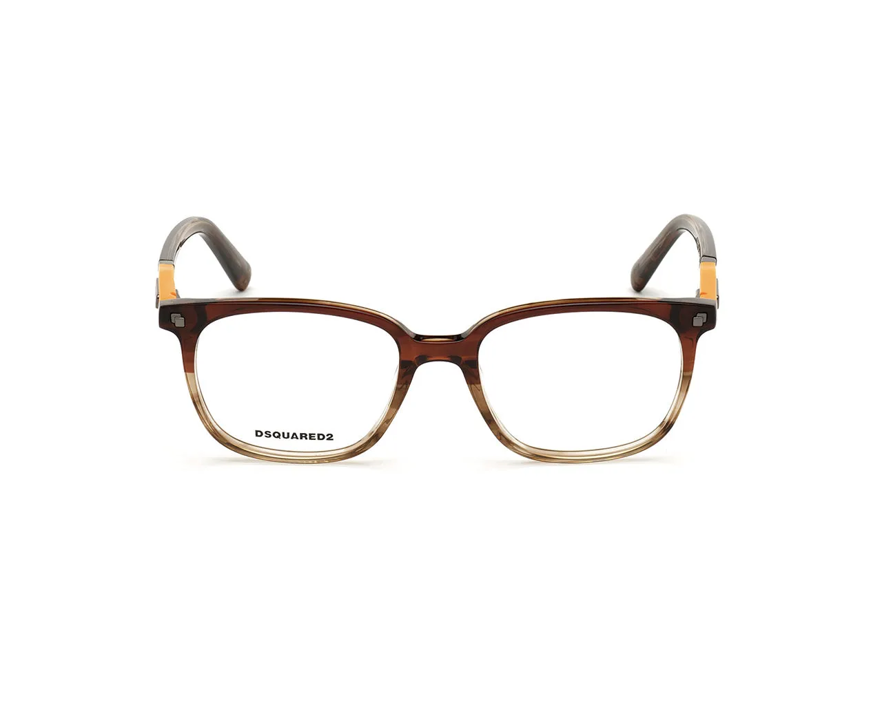 Dsquared2 DQ5297 050 Montature da vista outlet Acetato Marrone Squadrata - immagine 2