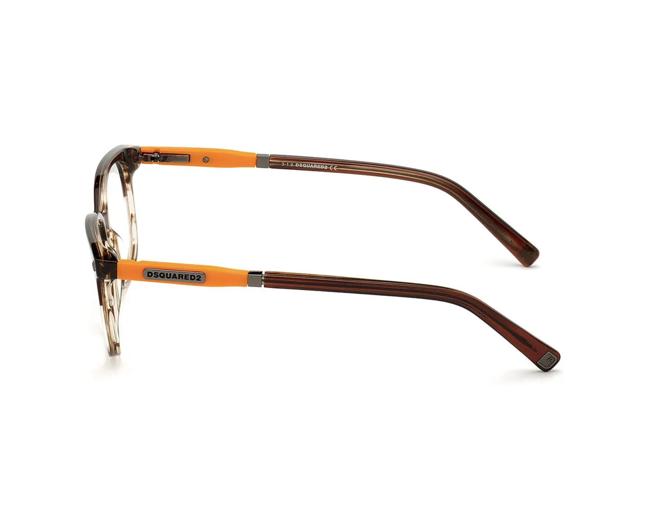Dsquared2 DQ5297 050 Montature da vista outlet Acetato Marrone Squadrata - immagine 3
