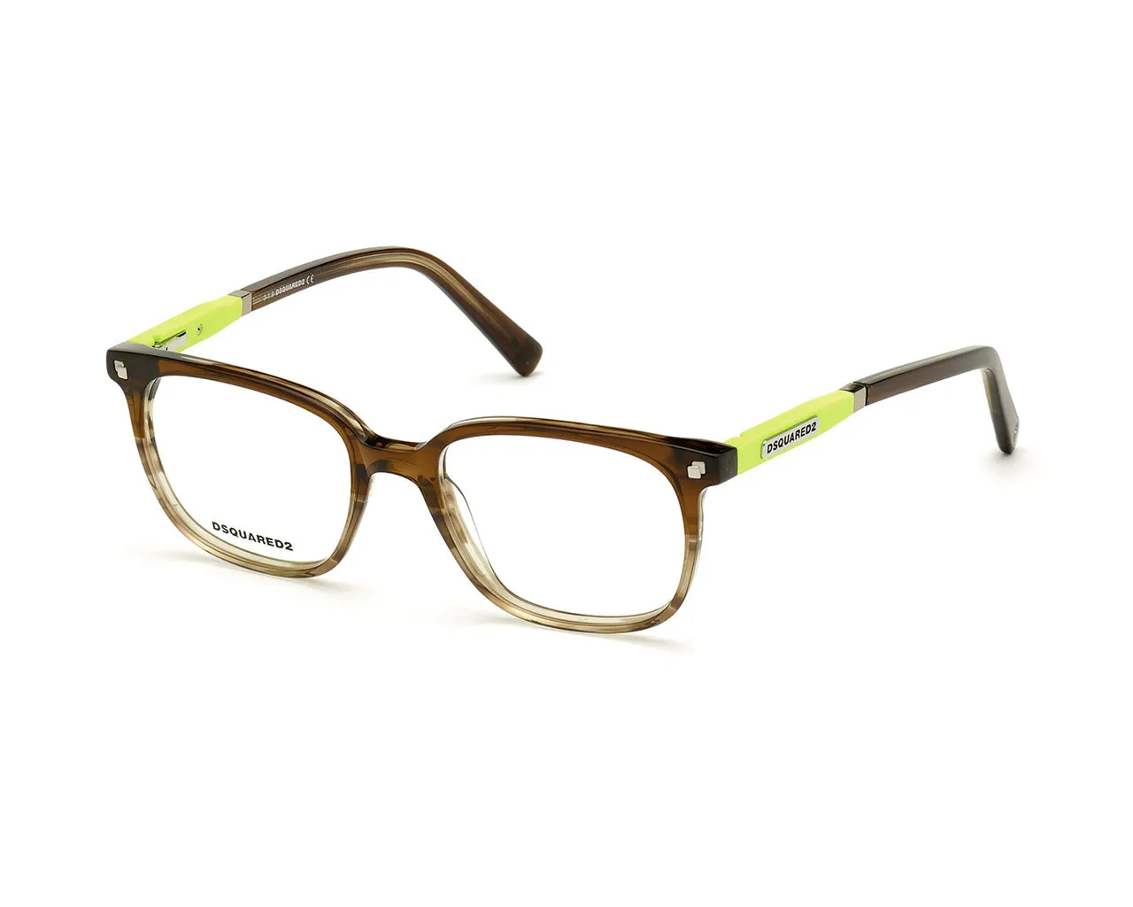 Dsquared2 DQ5297 047 Montature da vista outlet Acetato Marrone Squadrata - immagine 1