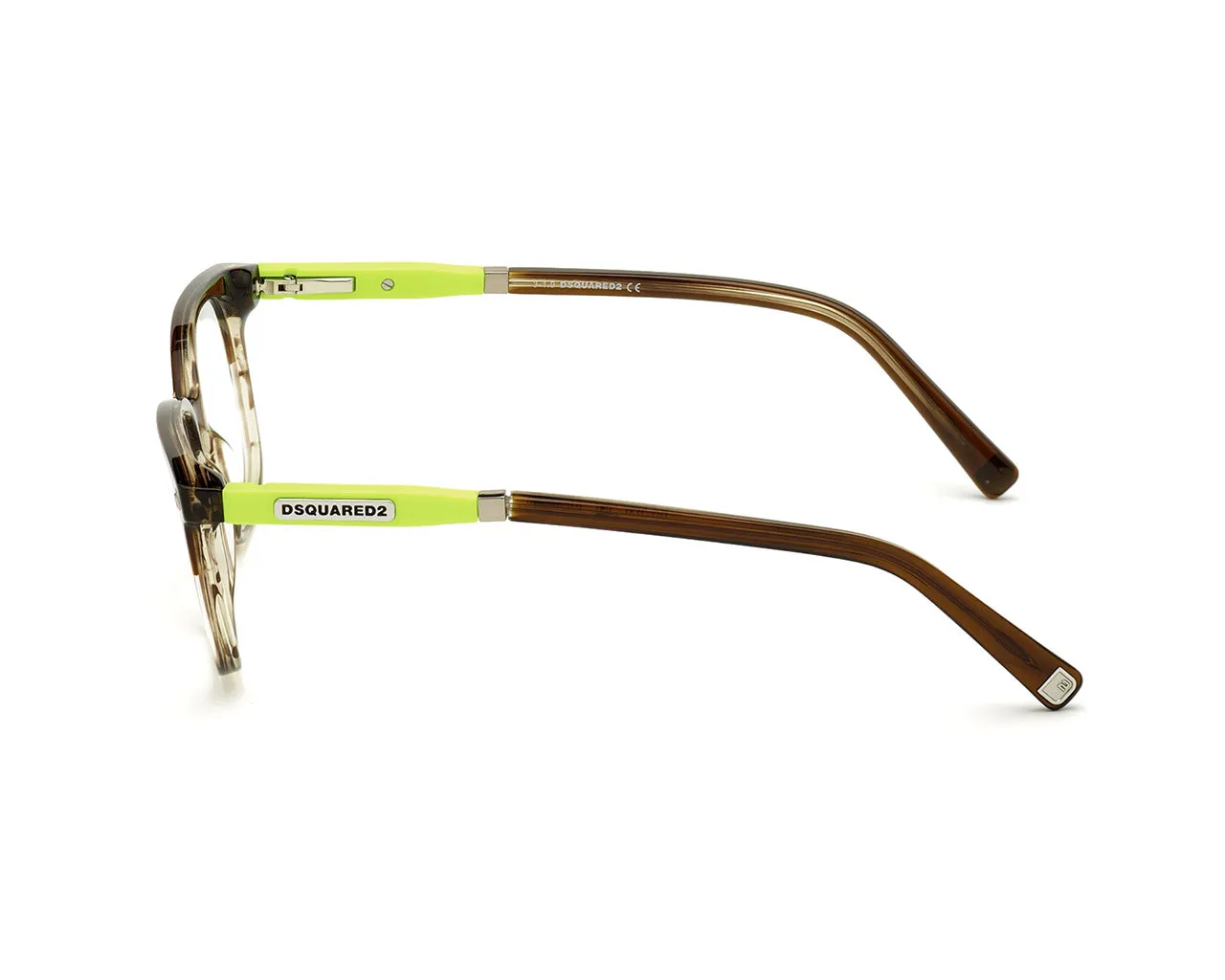 Dsquared2 DQ5297 047 Montature da vista outlet Acetato Marrone Squadrata - immagine 3